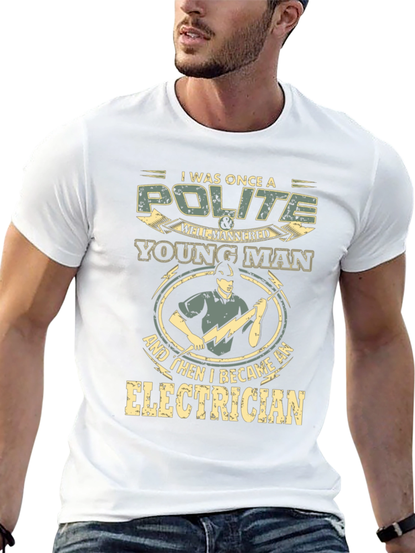 Polite Young Man Electrician T-Shirt