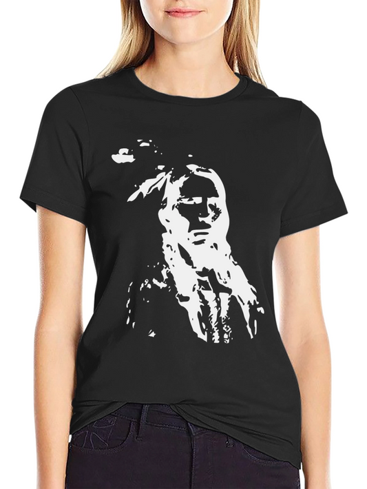 Native American Graphic Print T-Shirt