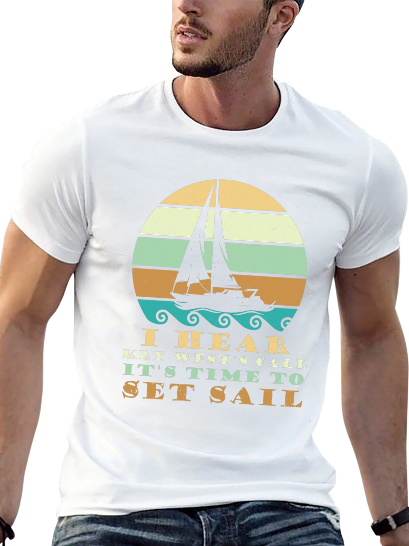 Key West Sailing T-Shirt - Set Sail!
