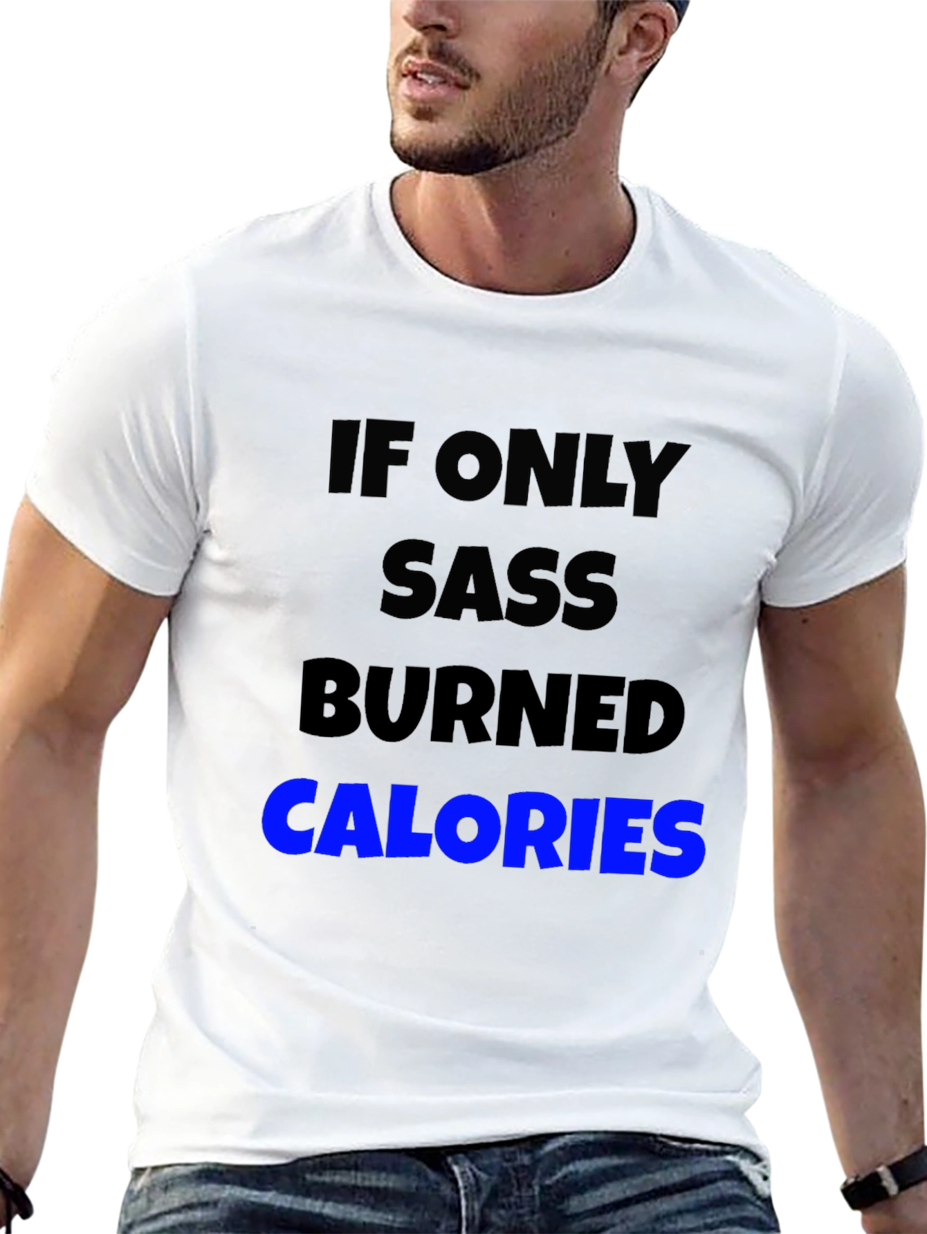 Sass Burns Calories Graphic Tee