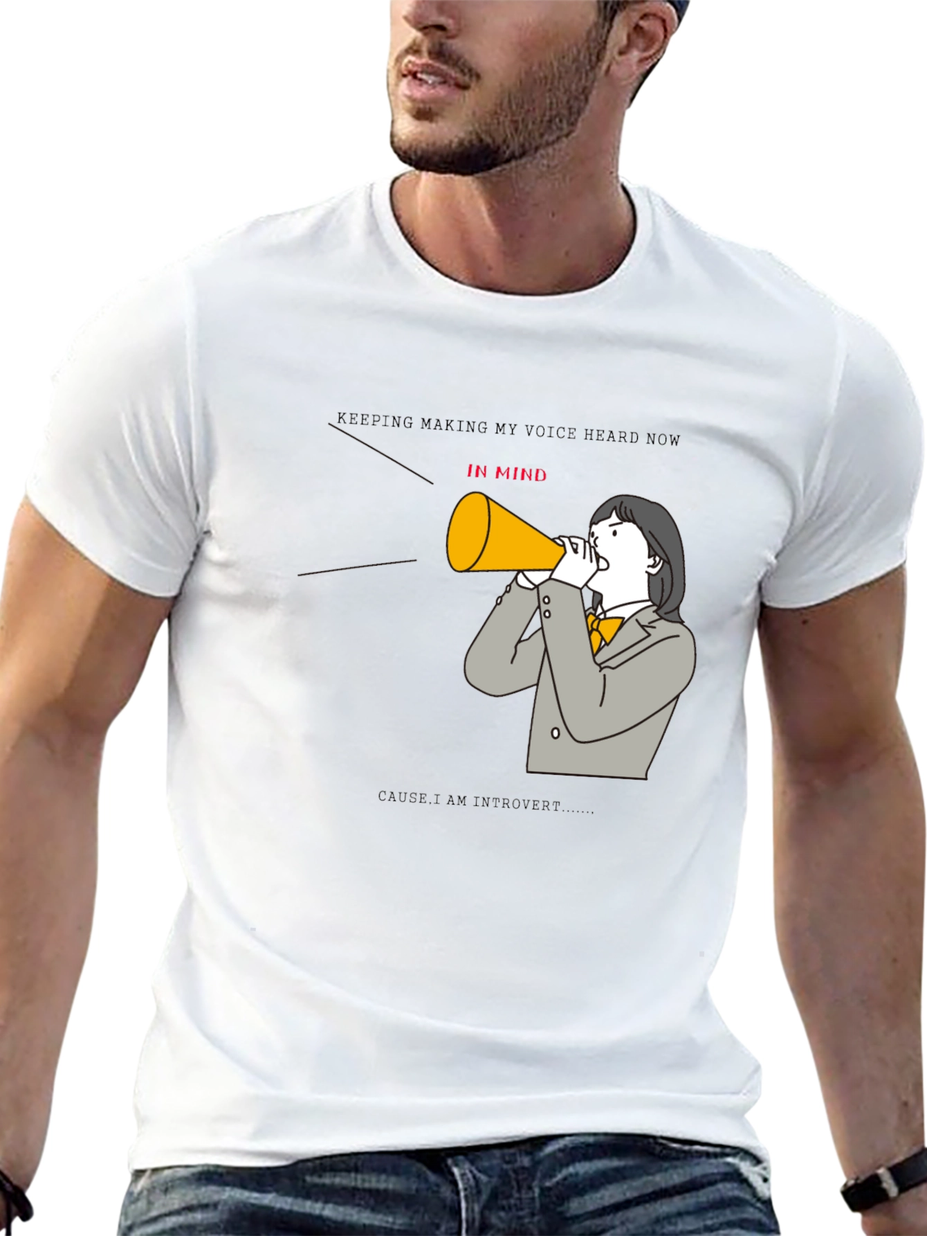 Introvert Voice T-Shirt - Hear Me Now