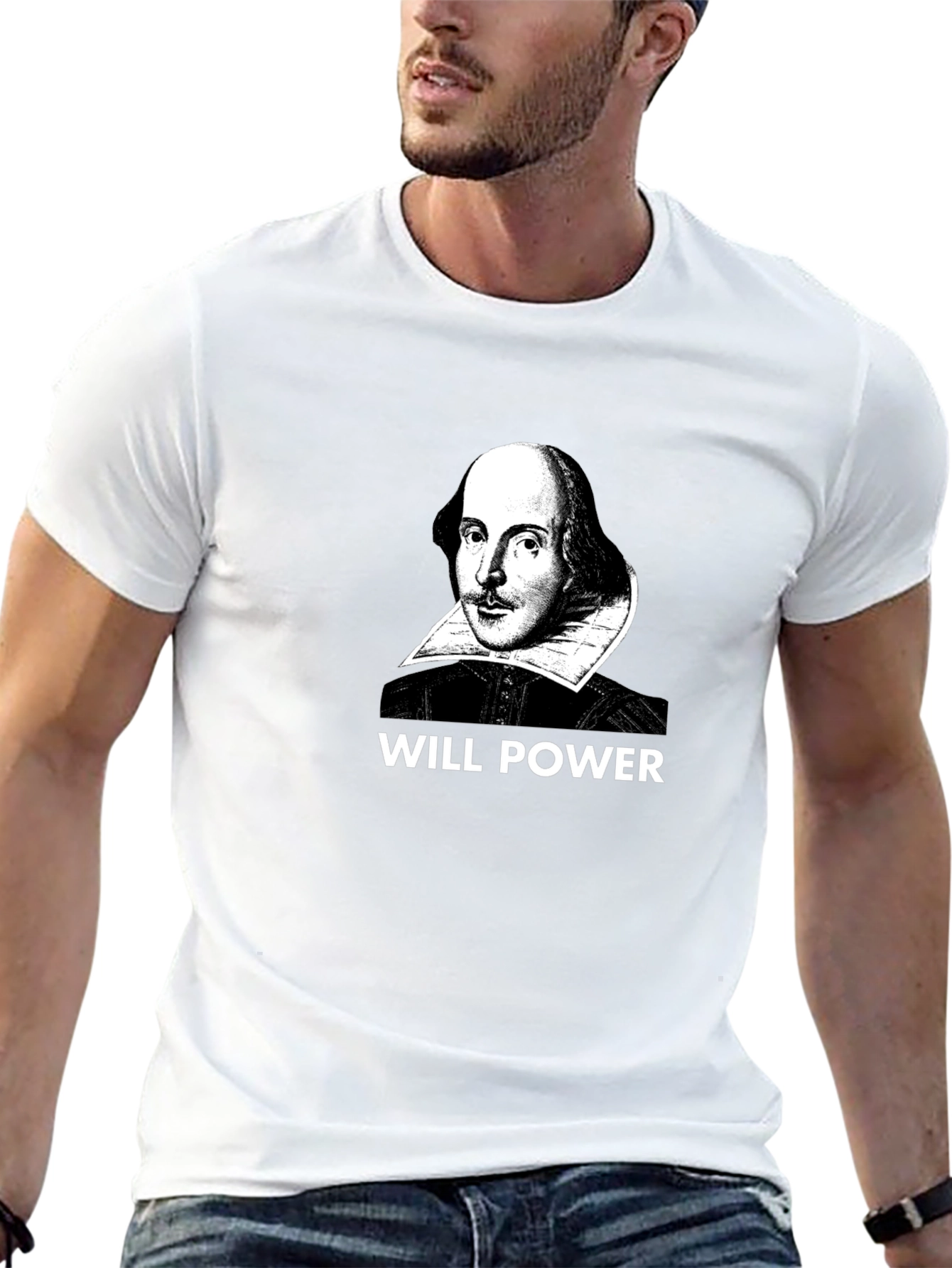 Will Power Shakespeare Graphic Tee - Black