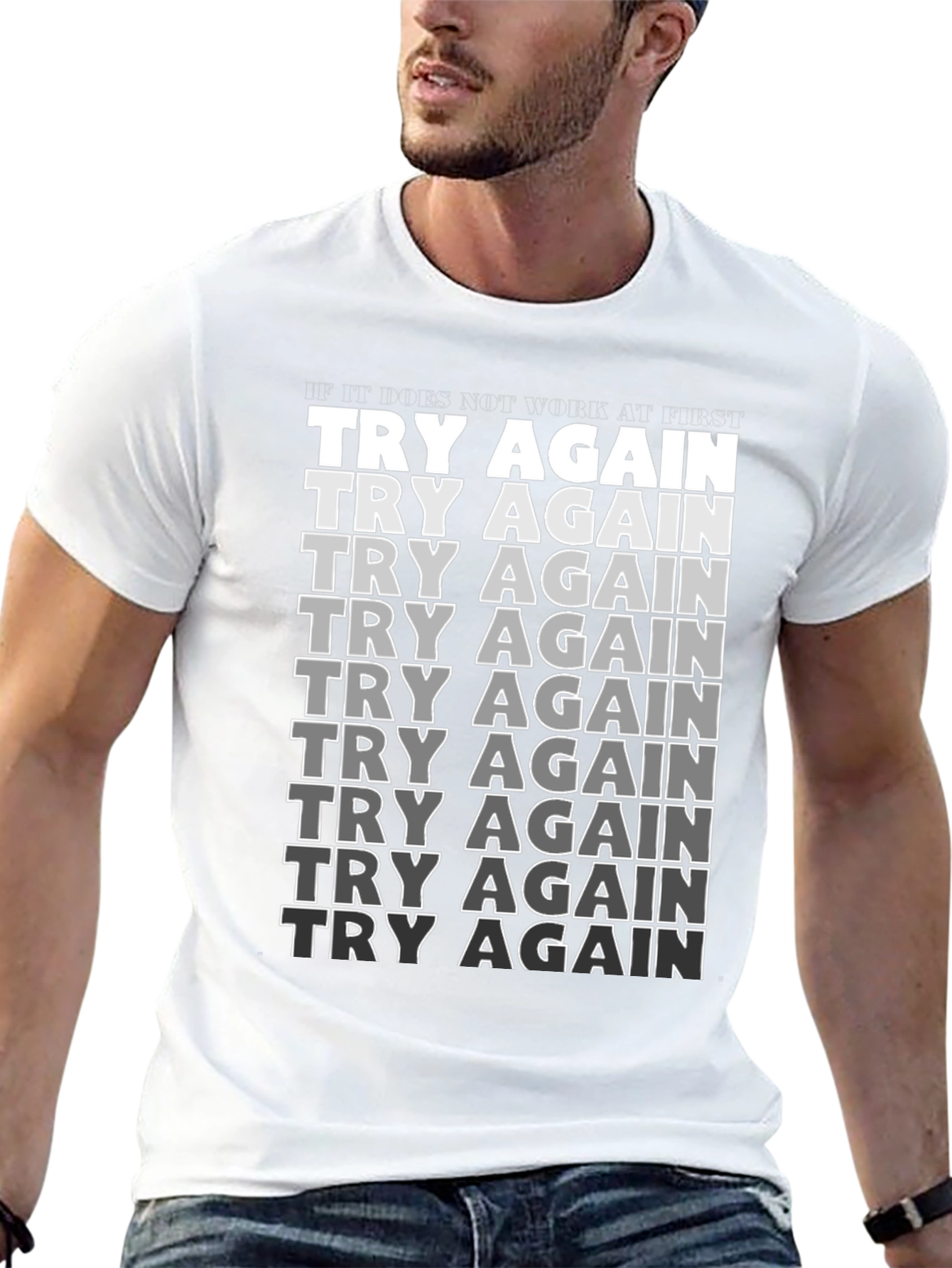 Try Again Graphic T-Shirt