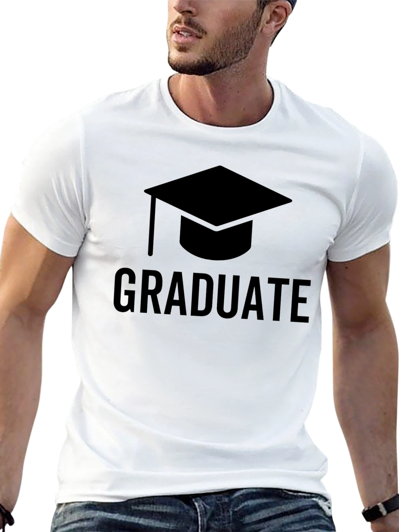 Graduate T-Shirt - Graduation Cap Graphic Tee