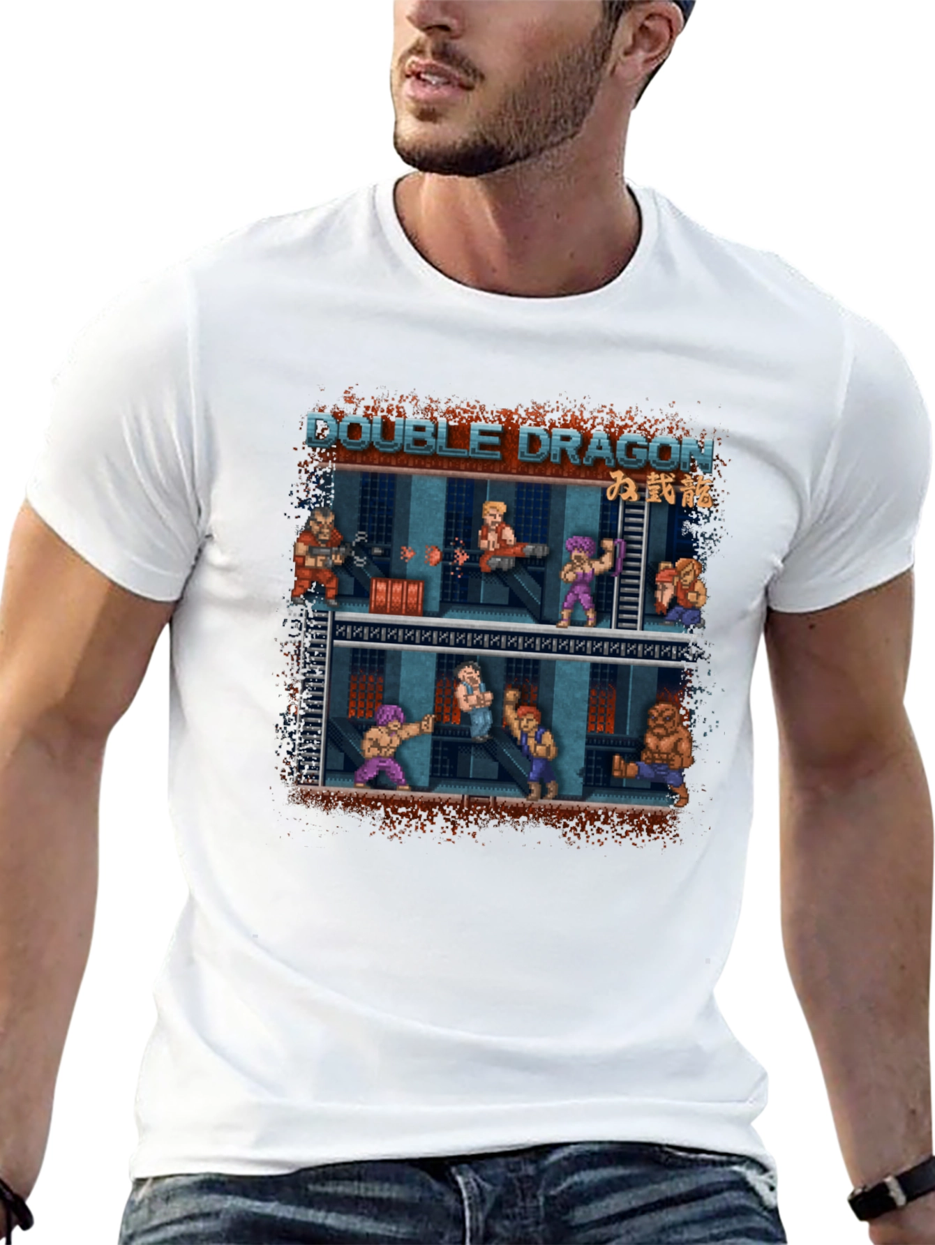 Double Dragon T-Shirt - Retro Arcade Game Tee