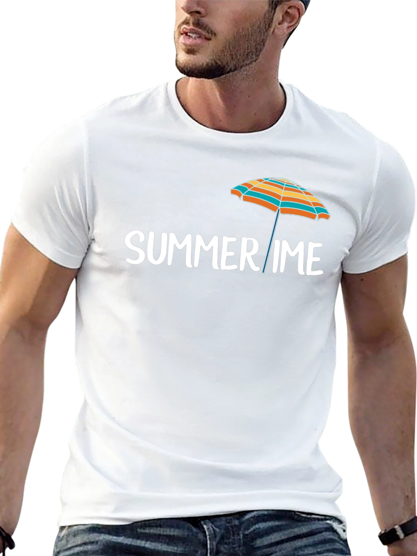 Summer Time Graphic Tee - Black