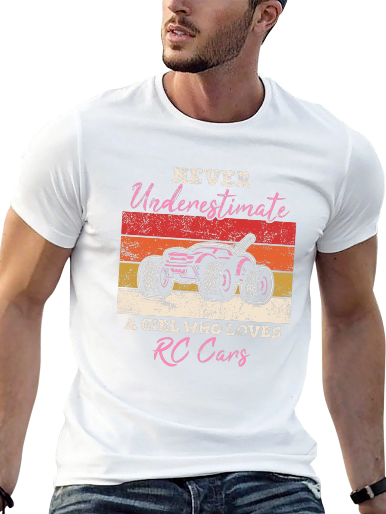 RC Cars Girl T-Shirt - Never Underestimate Her!