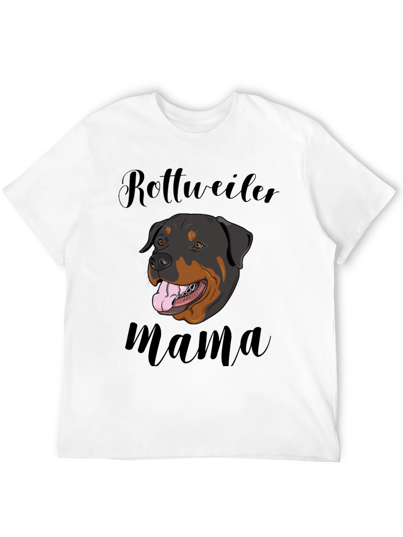 Rottweiler Mama Graphic Tee - Dog Lover Shirt