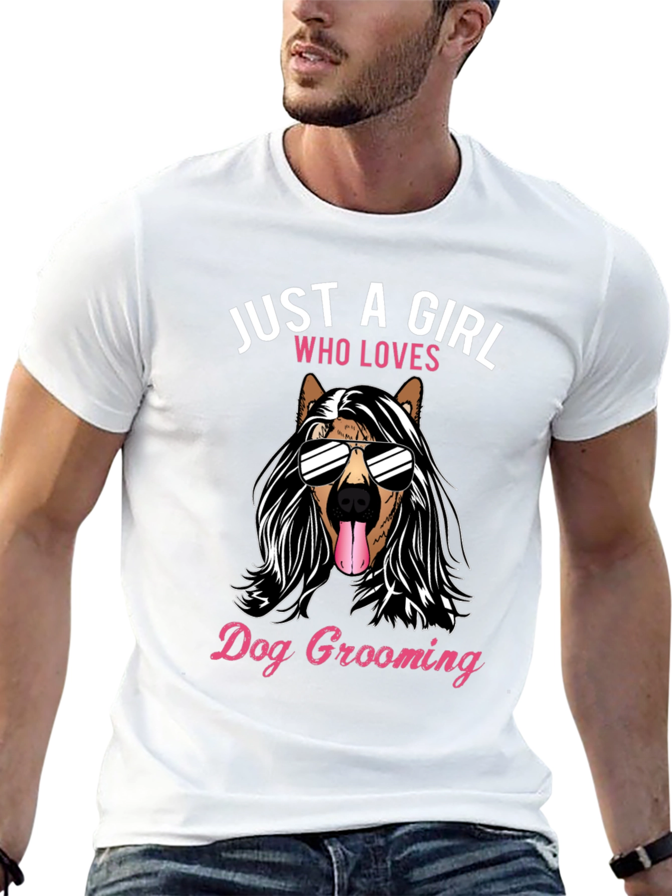 Dog Grooming Girl T-Shirt
