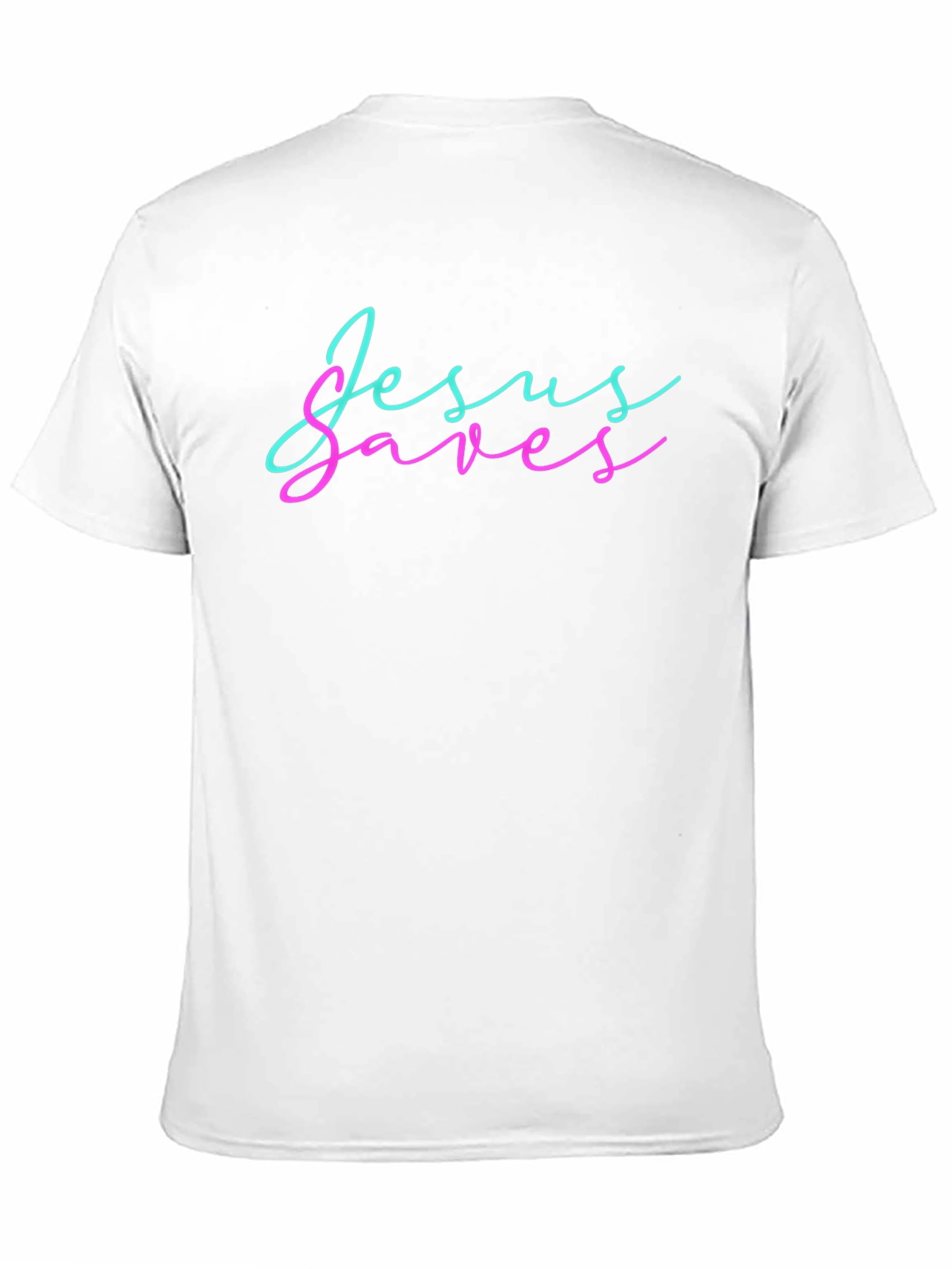 Jesus Saves Black Graphic T-Shirt