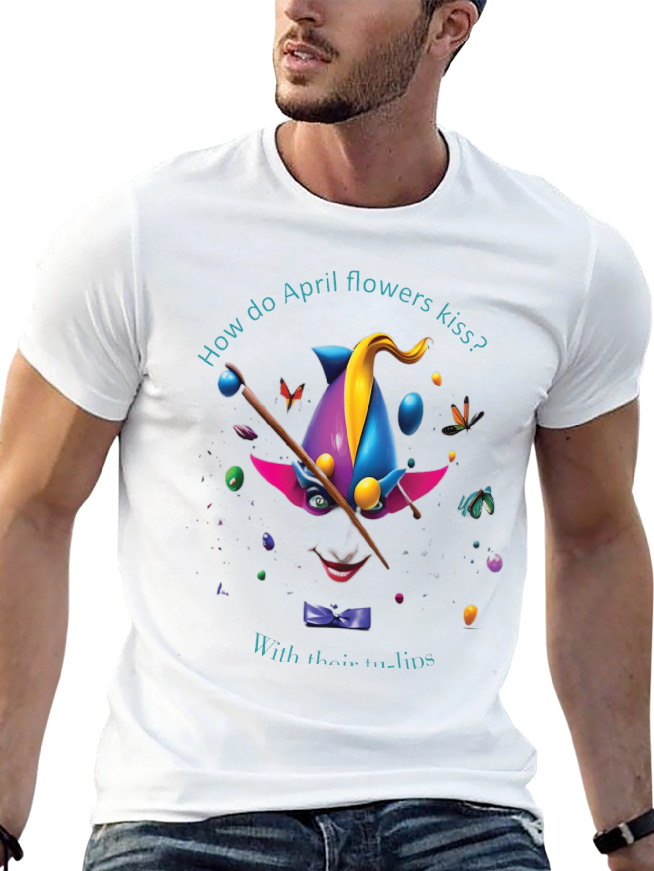 April Flowers Kiss T-Shirt