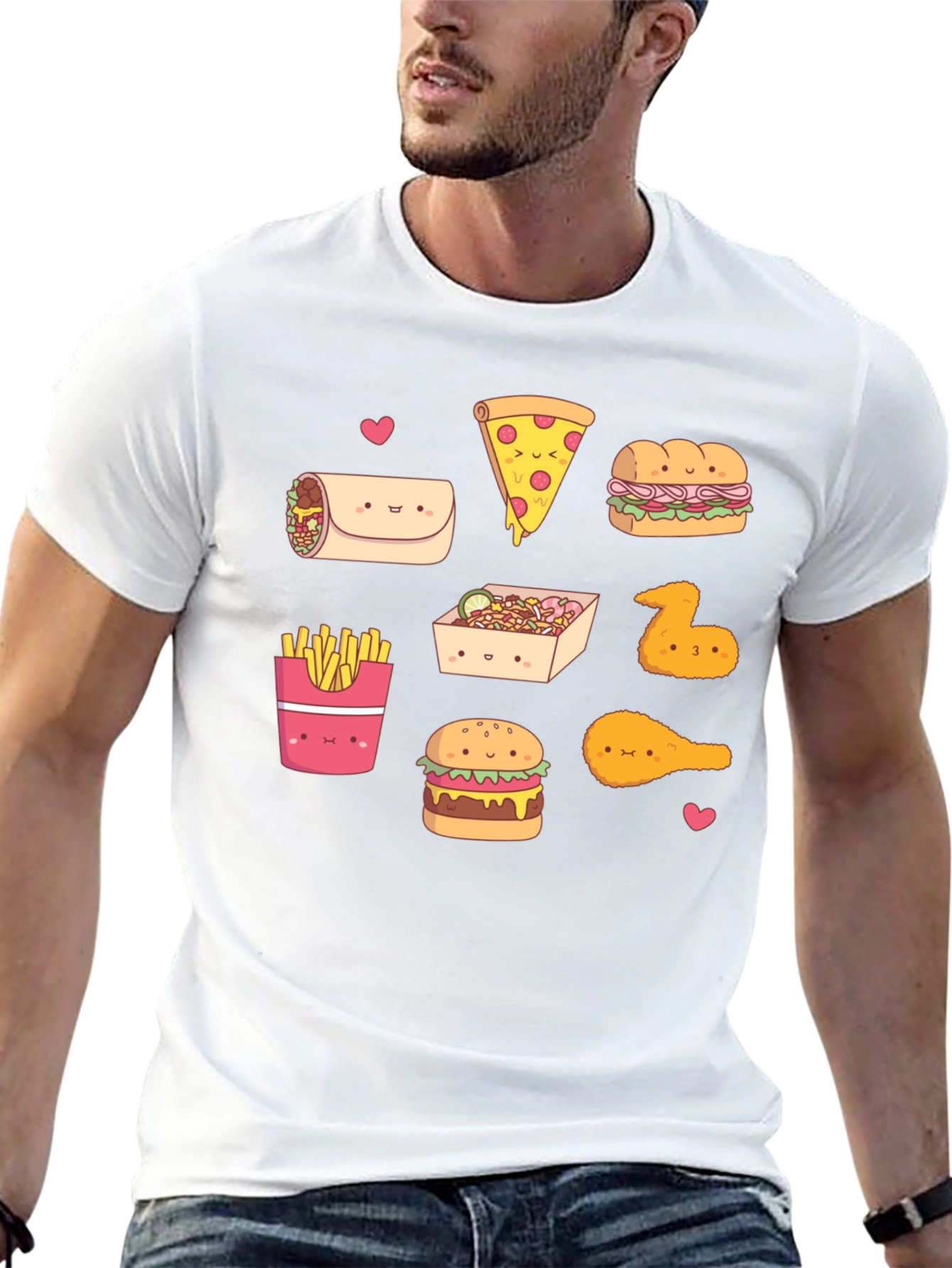 Kawaii Fast Food T-Shirt: Cute Foodie Fashion