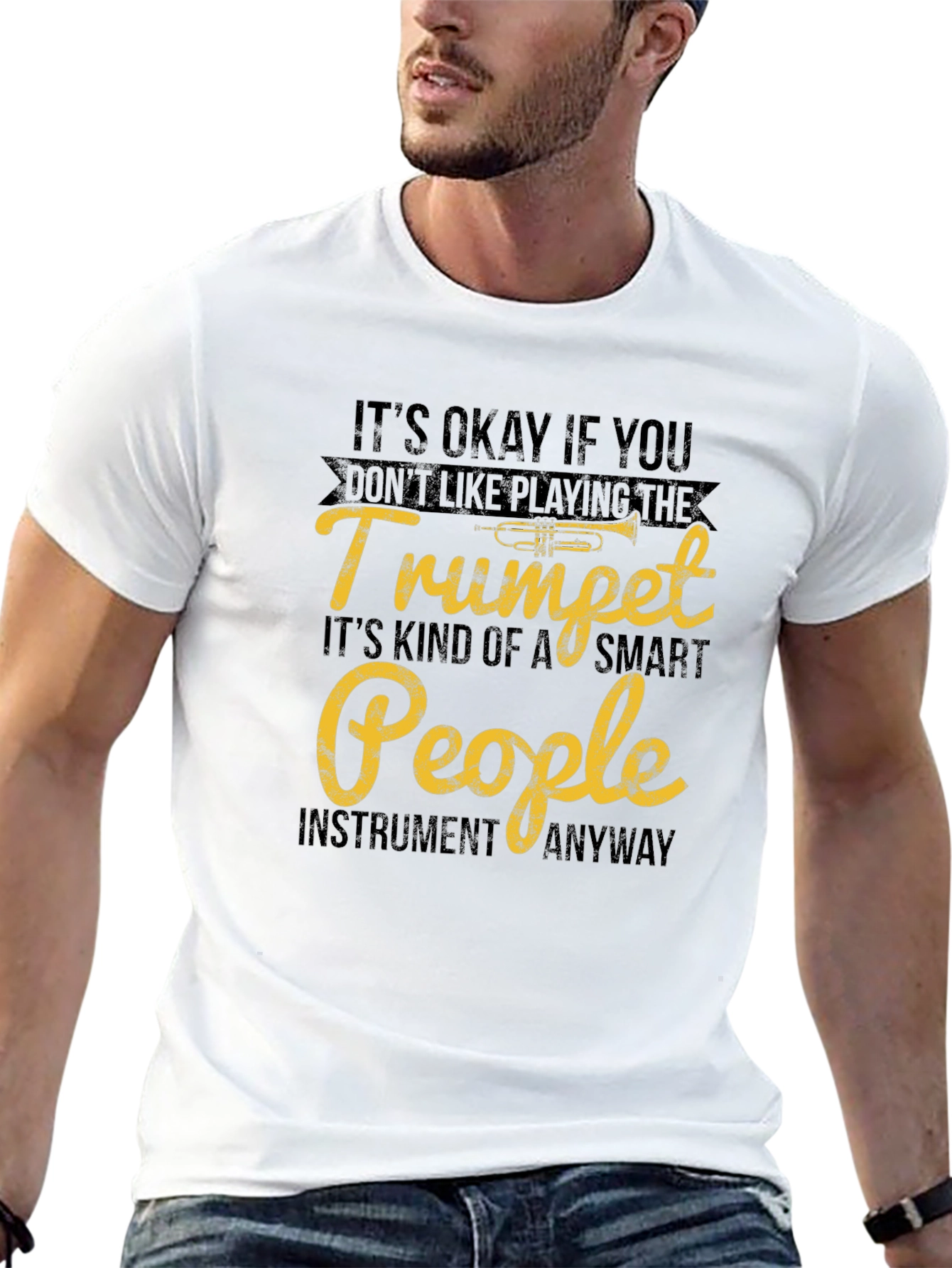 Trumpet Player T-Shirt - Smart People Instrument
