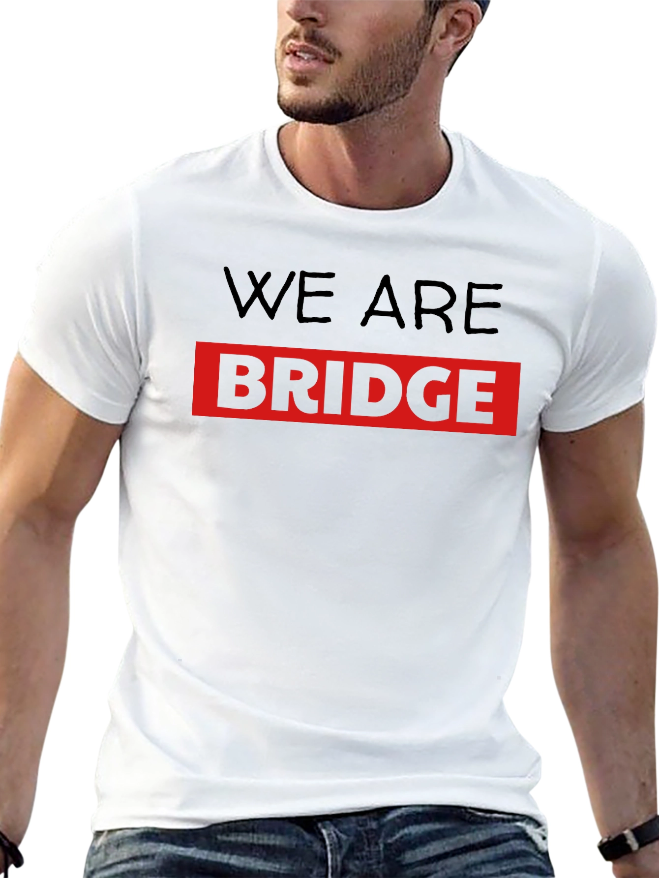 We Are Bridge Graphic T-Shirt - Black