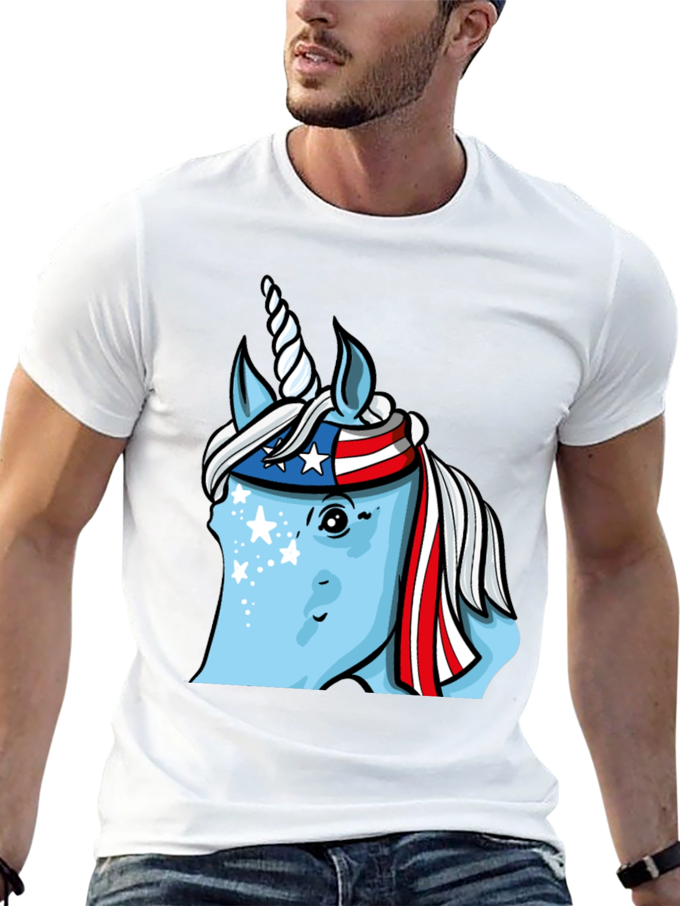 Patriotic Unicorn T-Shirt