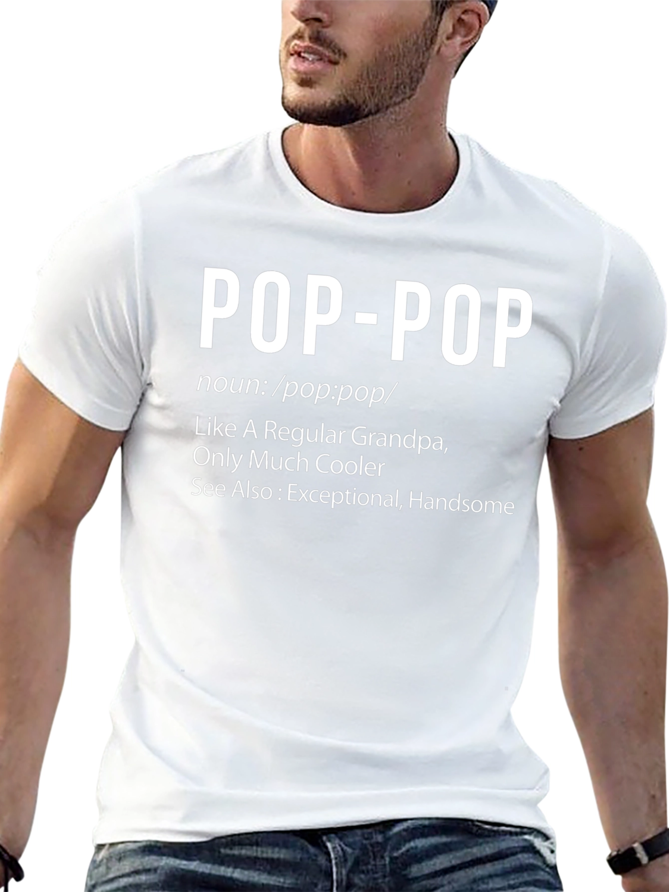 Pop-Pop Definition T-Shirt - Cool Grandpa Tee