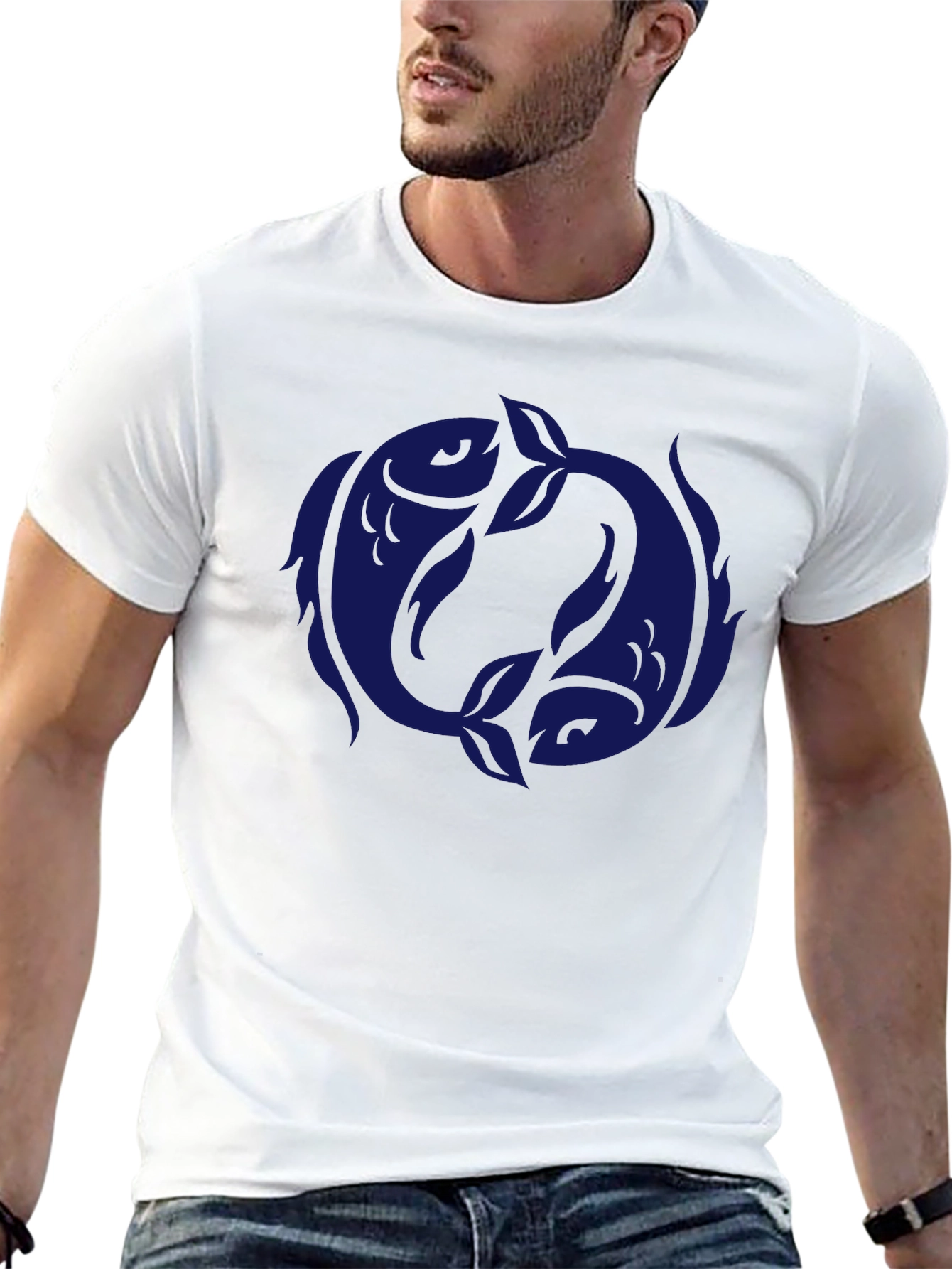 Pisces Zodiac Graphic Tee - Stylish Comfort