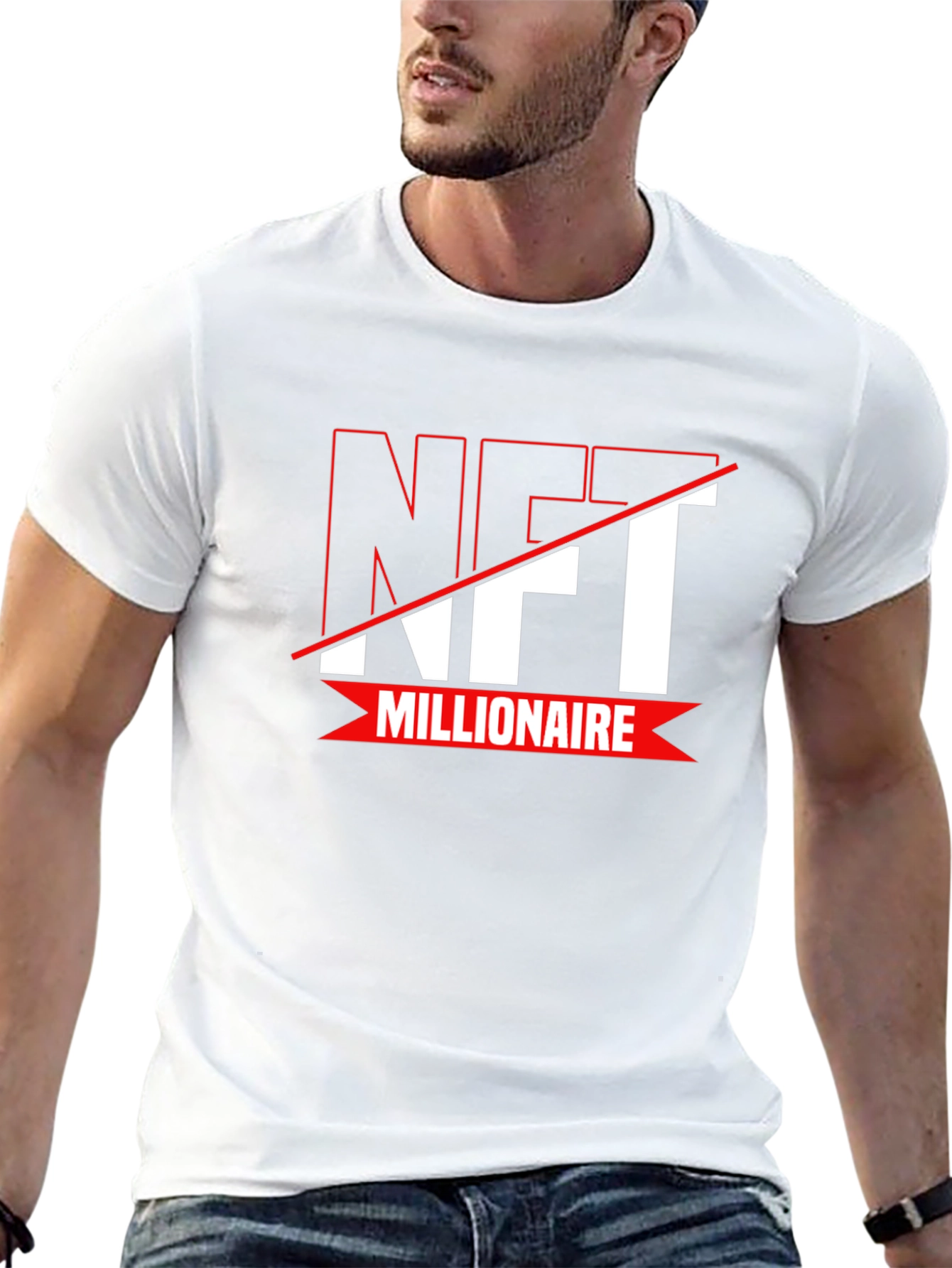 NFT Millionaire Black T-Shirt - Crypto Fashion