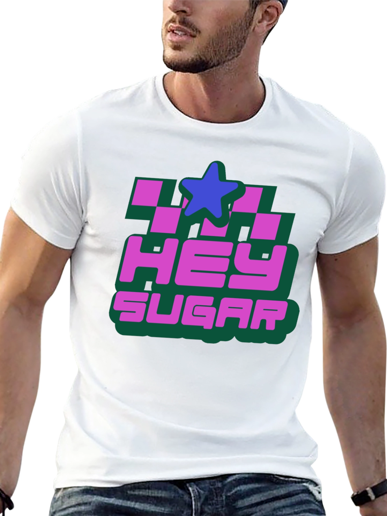 Hey Sugar Graphic T-Shirt - Black