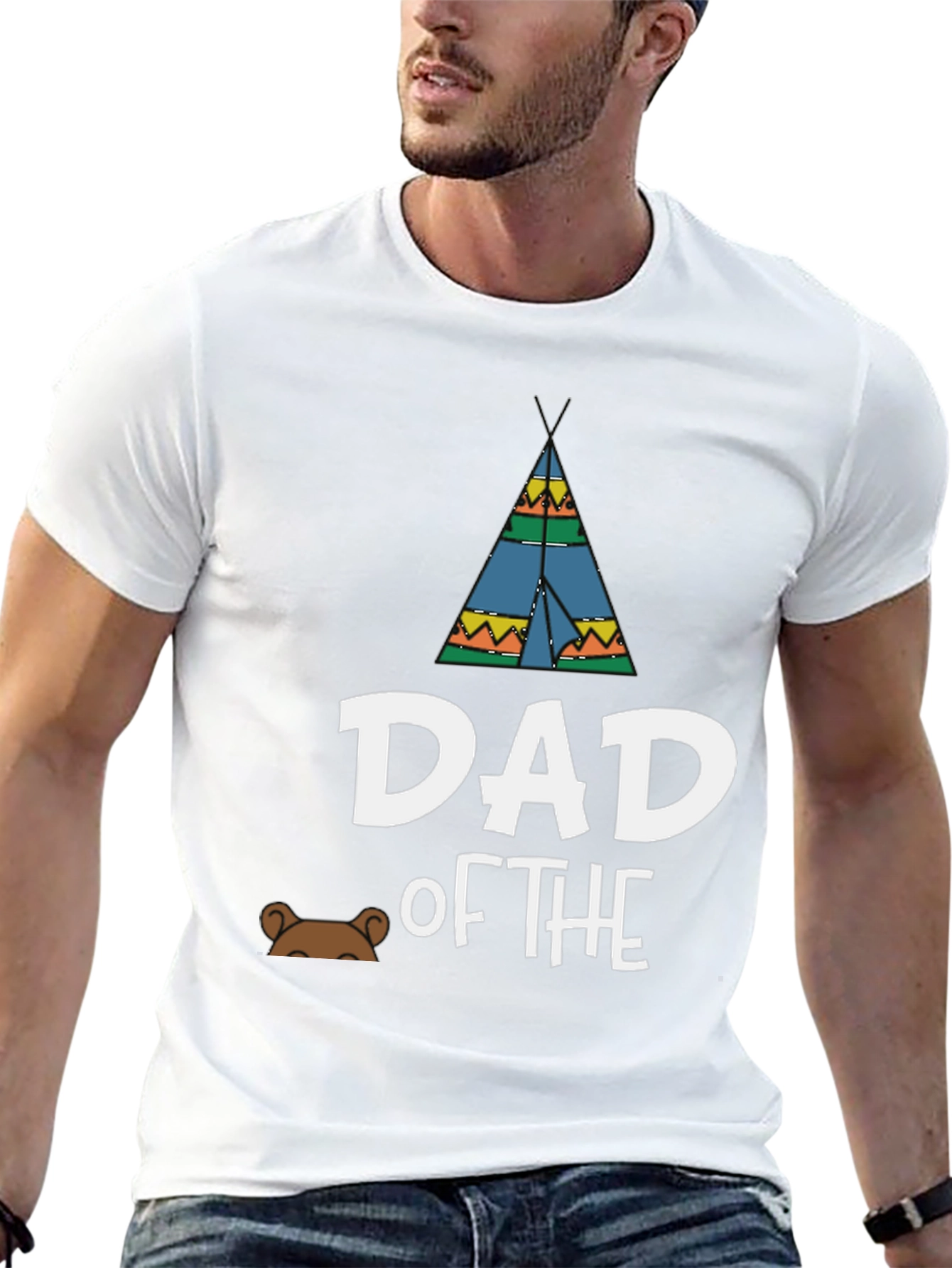 Dad of the Tribe T-Shirt - Bear Tee