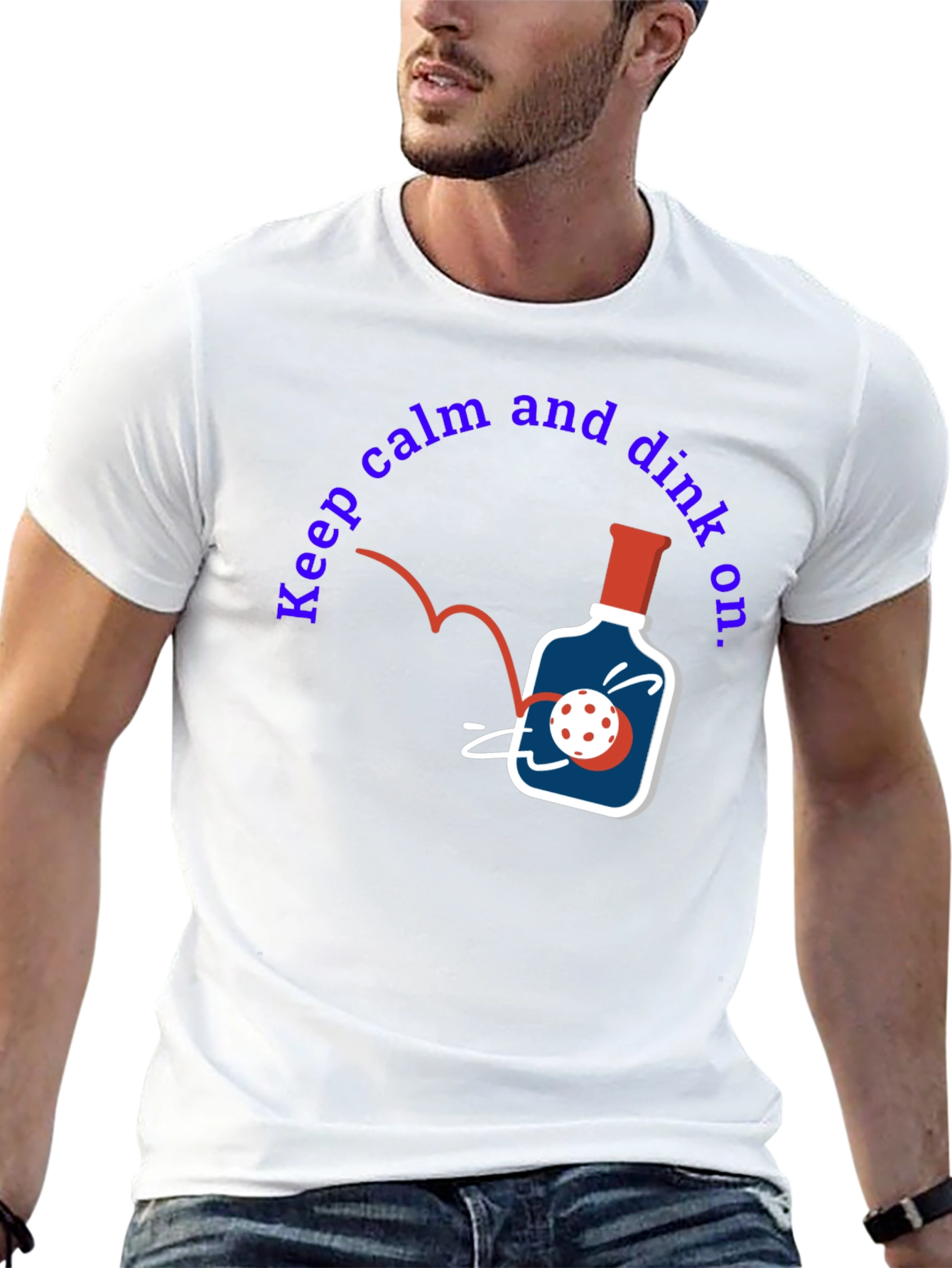 Keep Calm and Dink On Graphic Tee