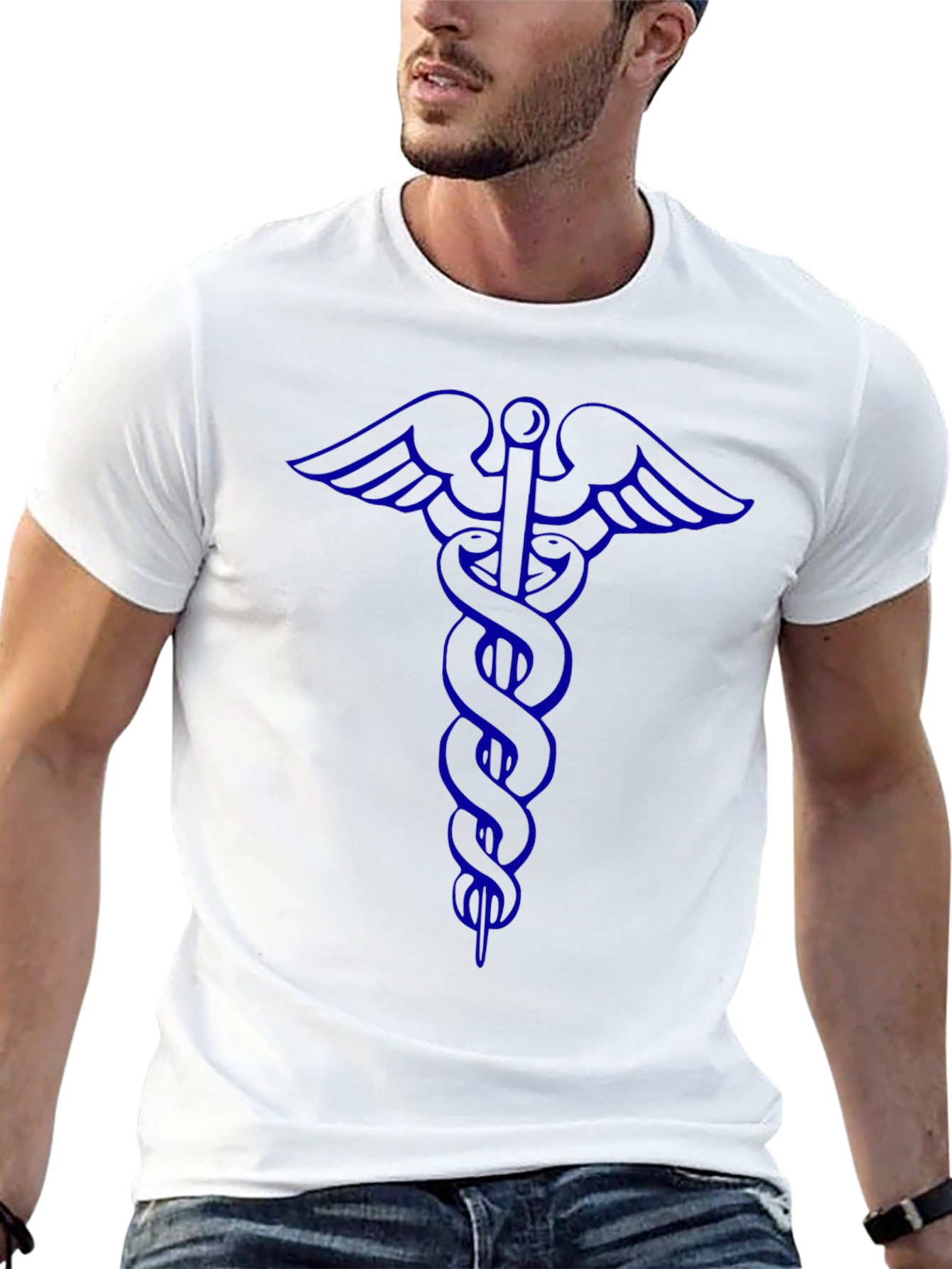 Caduceus T-Shirt - Medical Symbol Graphic Tee