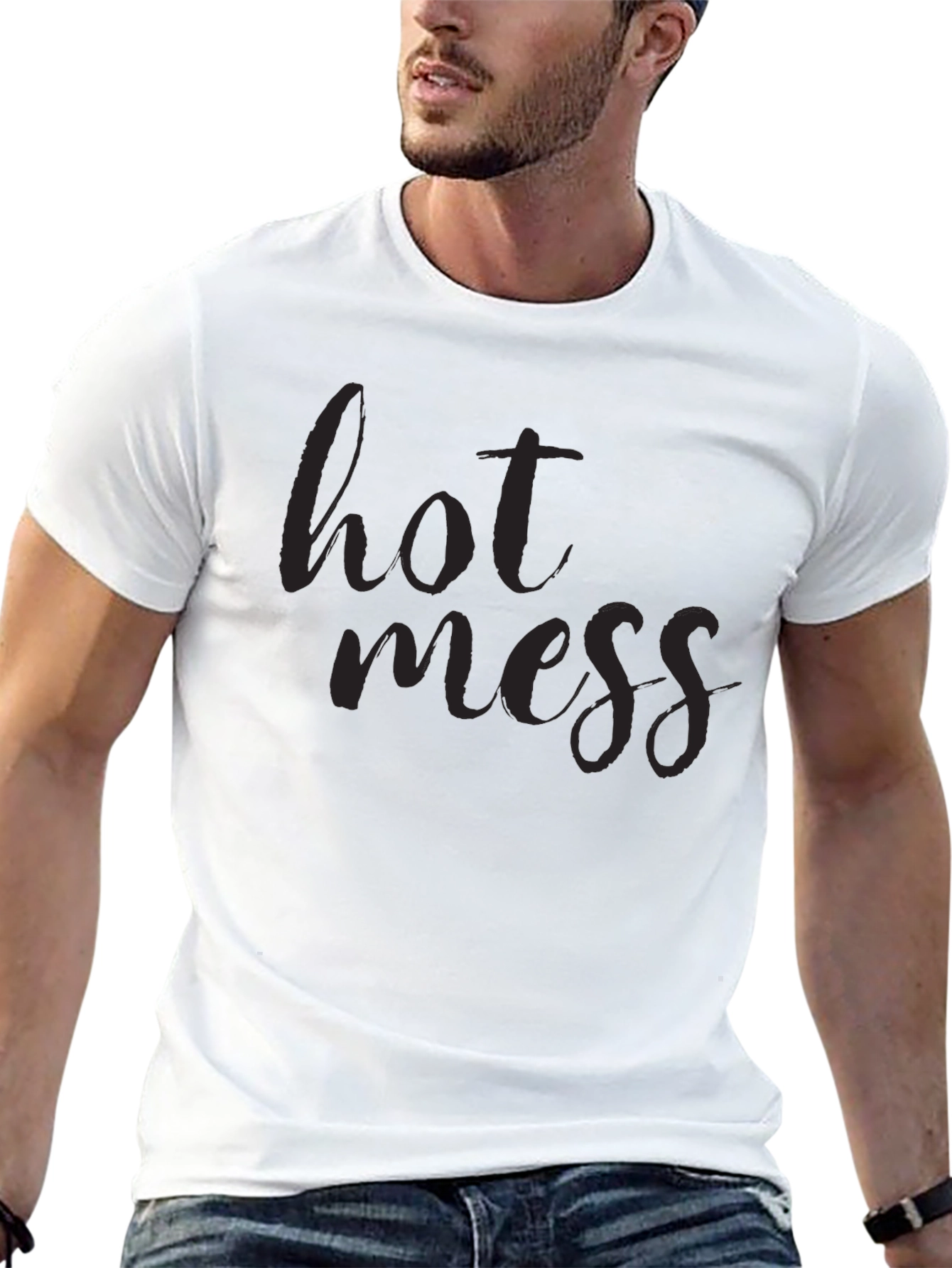 Hot Mess Graphic Tee - Unisex Cotton Blend T-Shirt