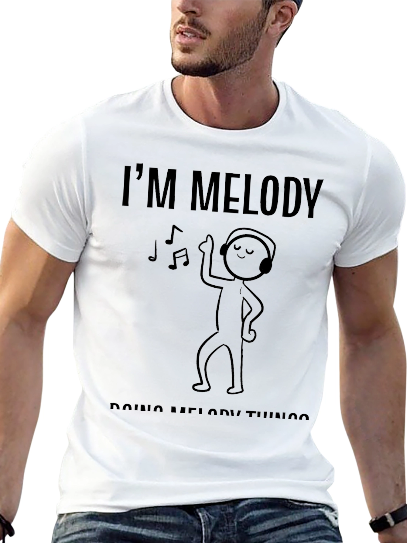 Im Melody Doing Melody Things Black T-Shirt