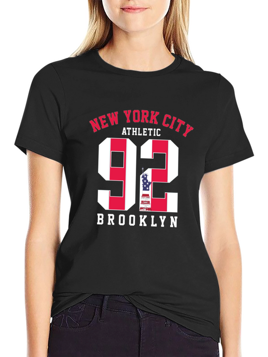 New York City 92 T-Shirt - Athletic Brooklyn Tee