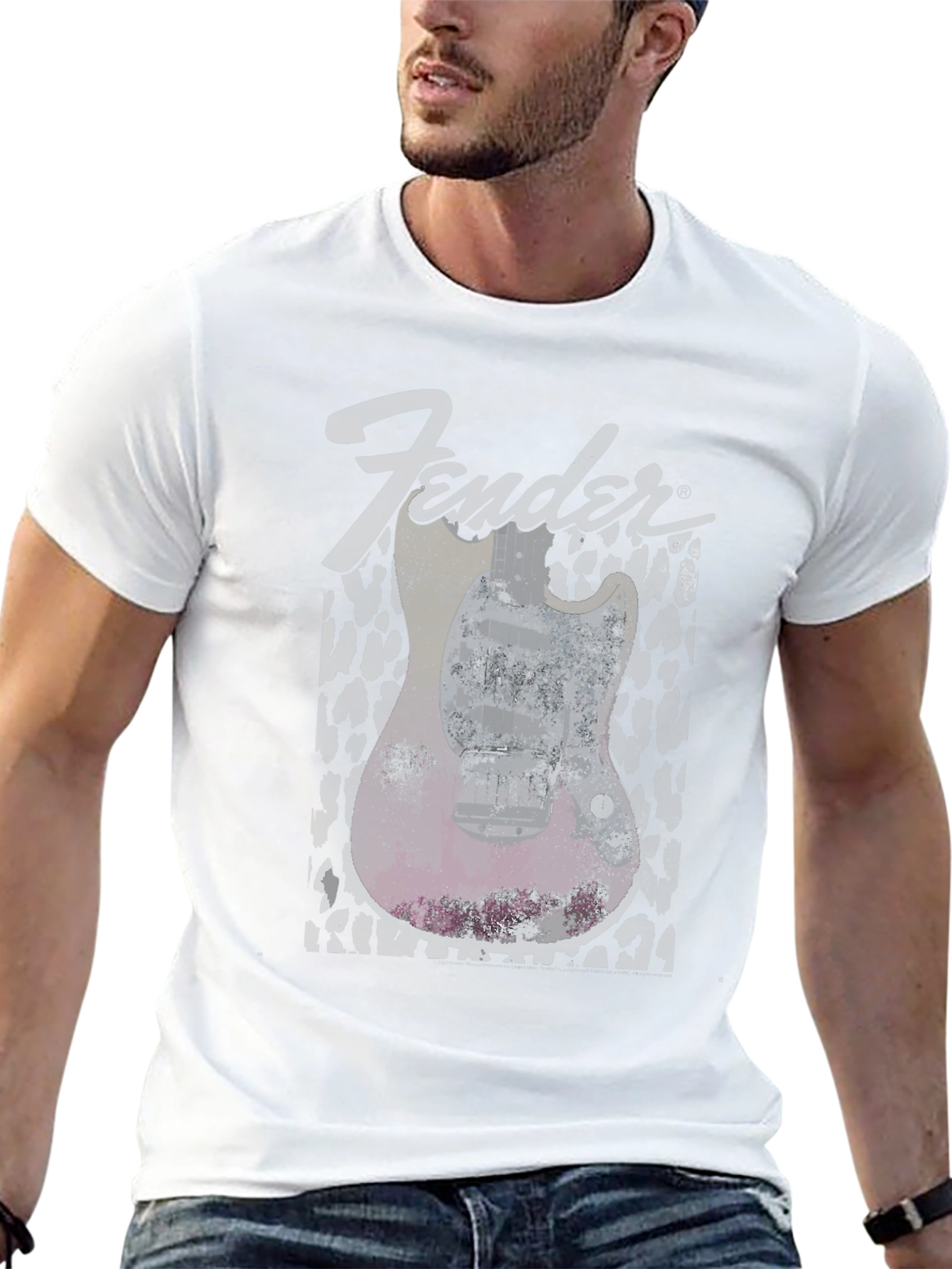Fender Guitar Graphic Black T-Shirt