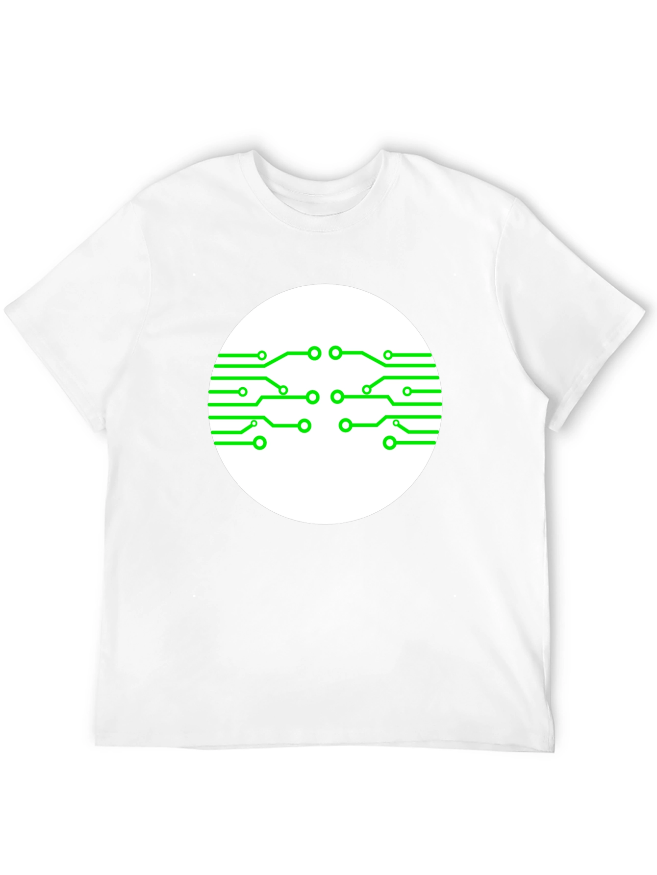 Tech Circuit Graphic Black T-Shirt