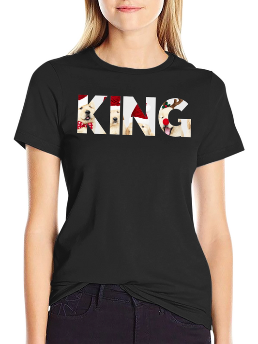 King Dog Christmas T-Shirt