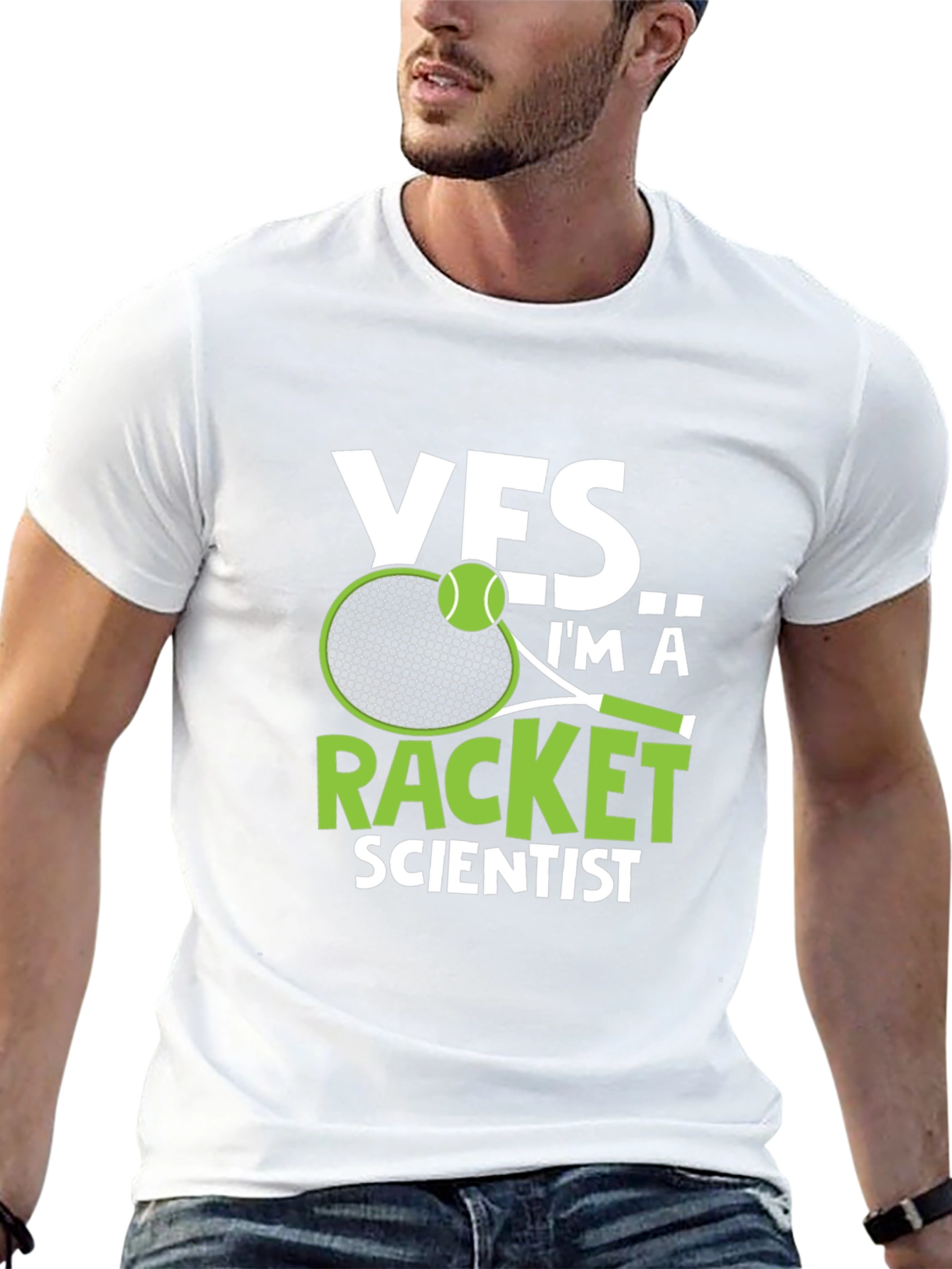 Yes Im a Racket Scientist T-Shirt
