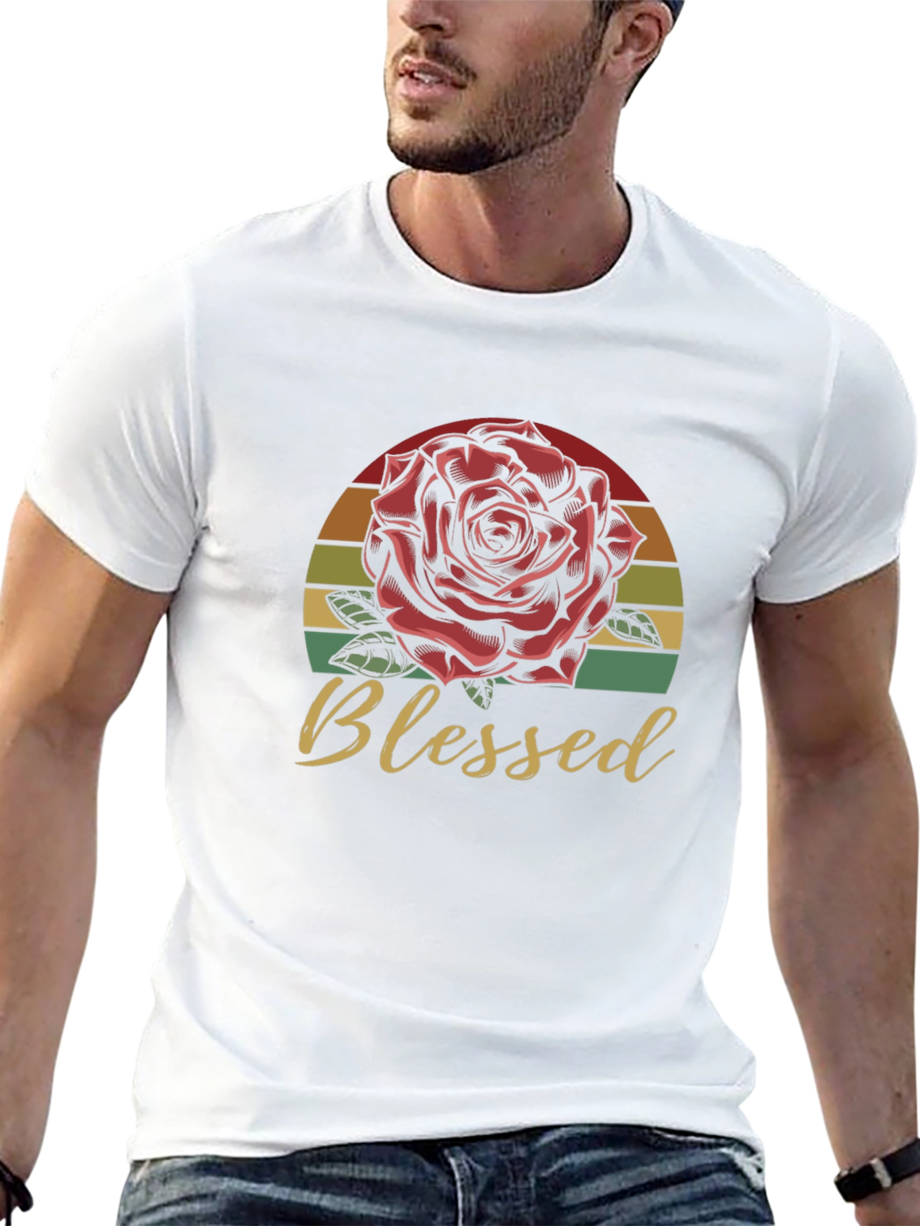 Blessed Rose Graphic Tee