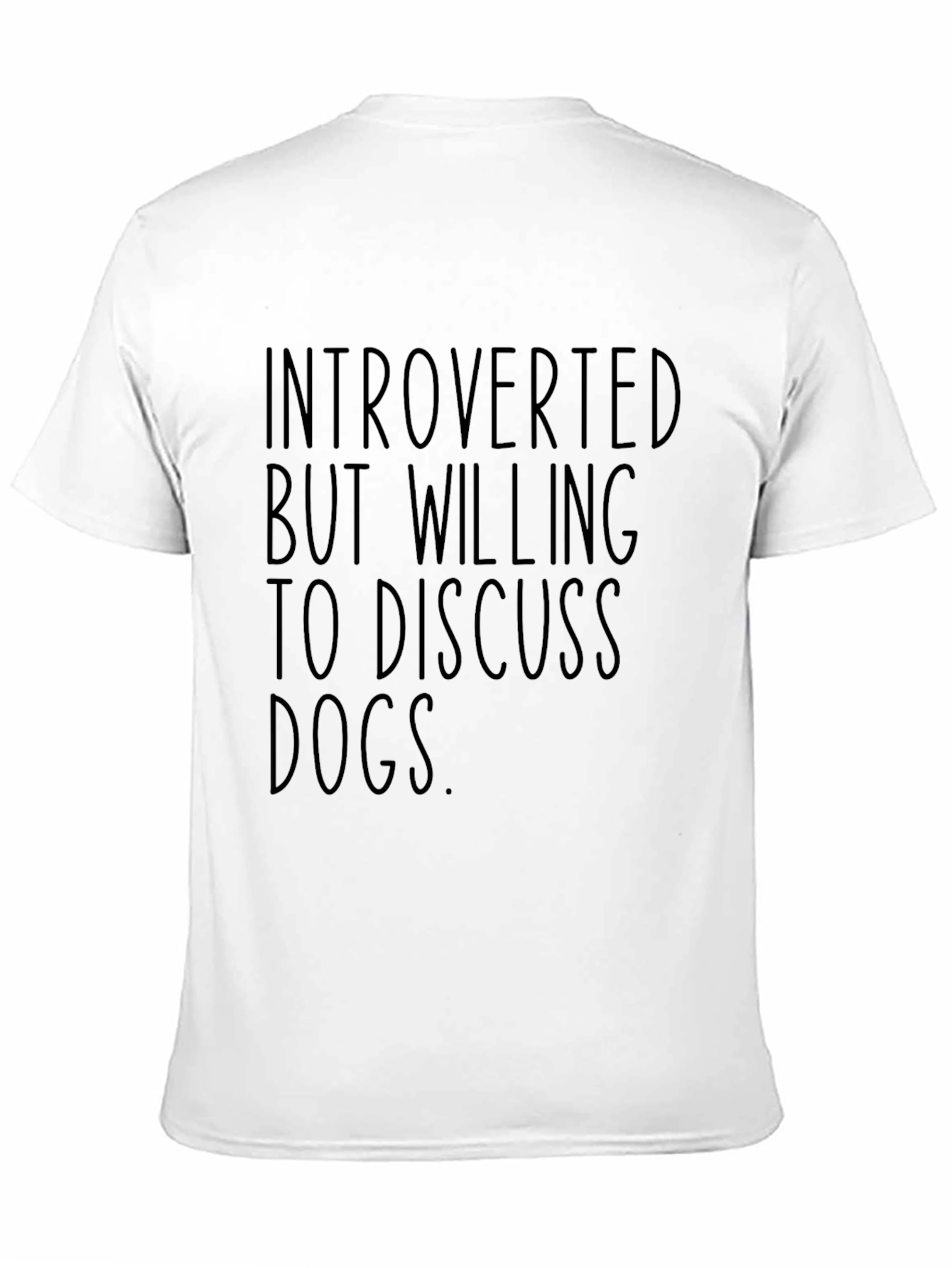 Introverted Dog Lover Graphic Tee