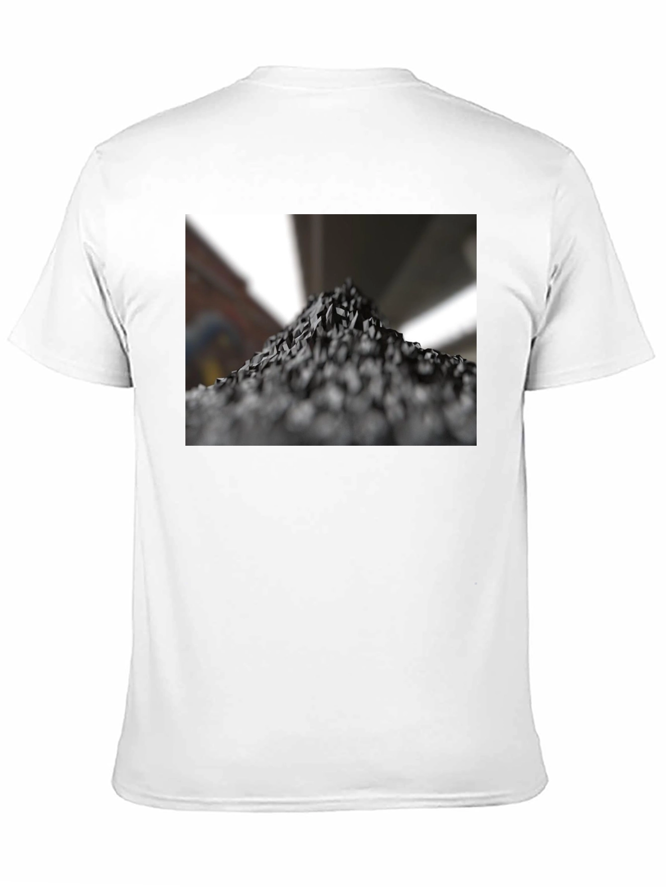 Abstract Mountain Black T-Shirt