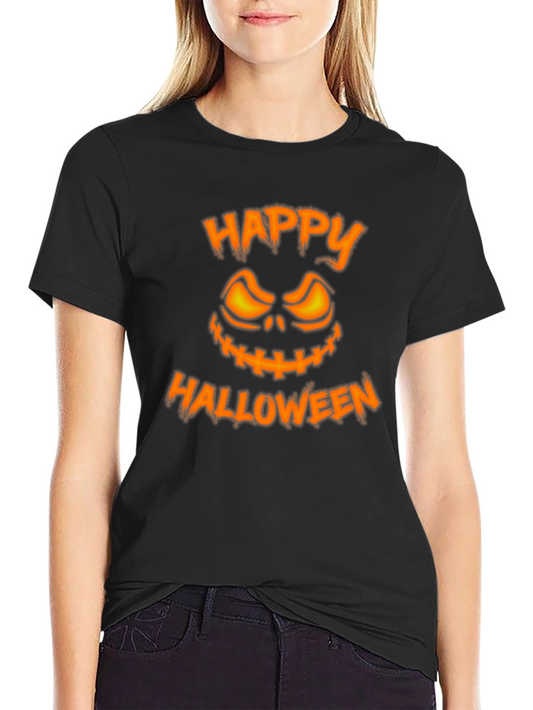 Happy Halloween Graphic Tee - Spooky Season Shirt