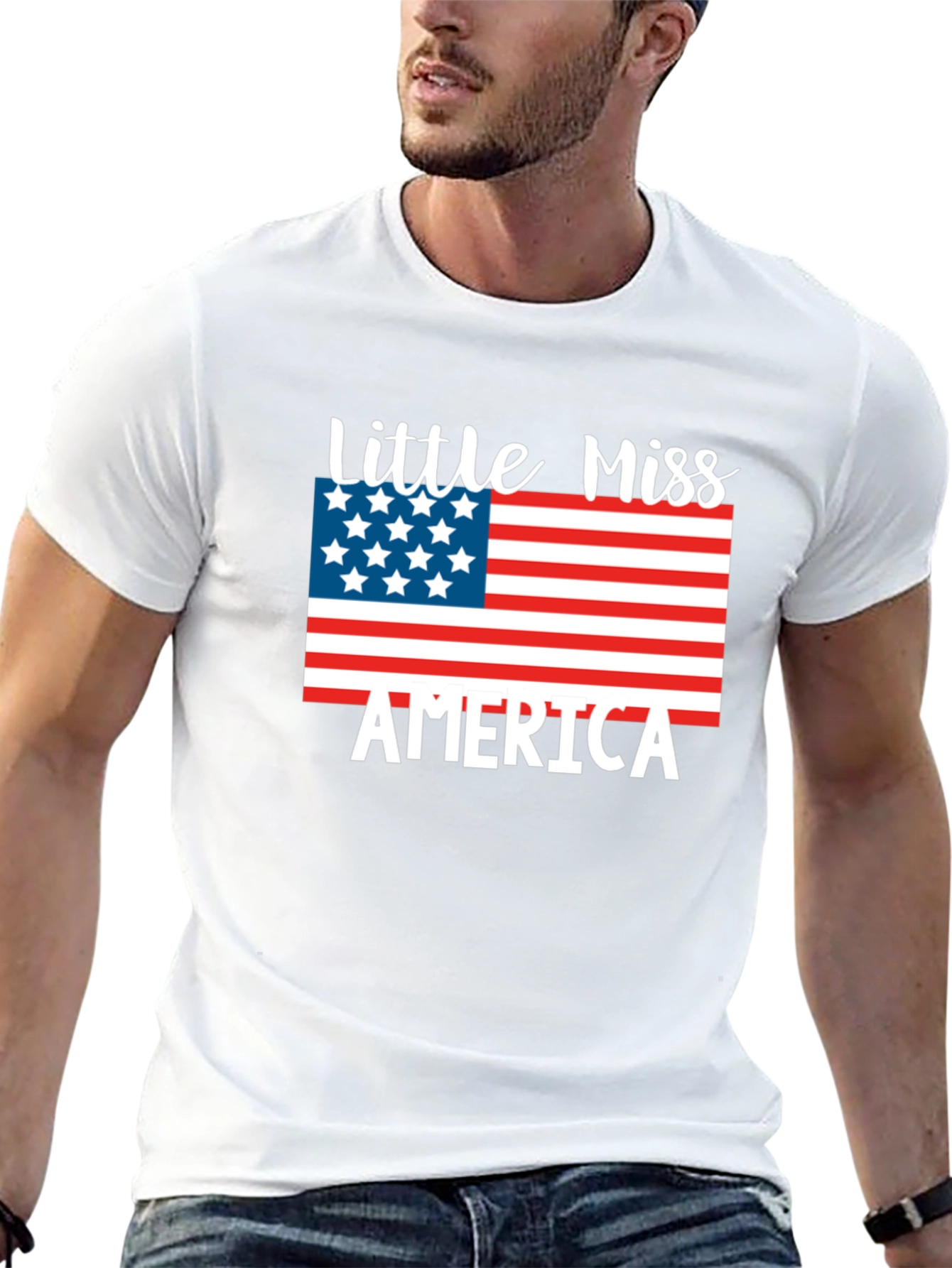 Little Miss America Graphic Tee