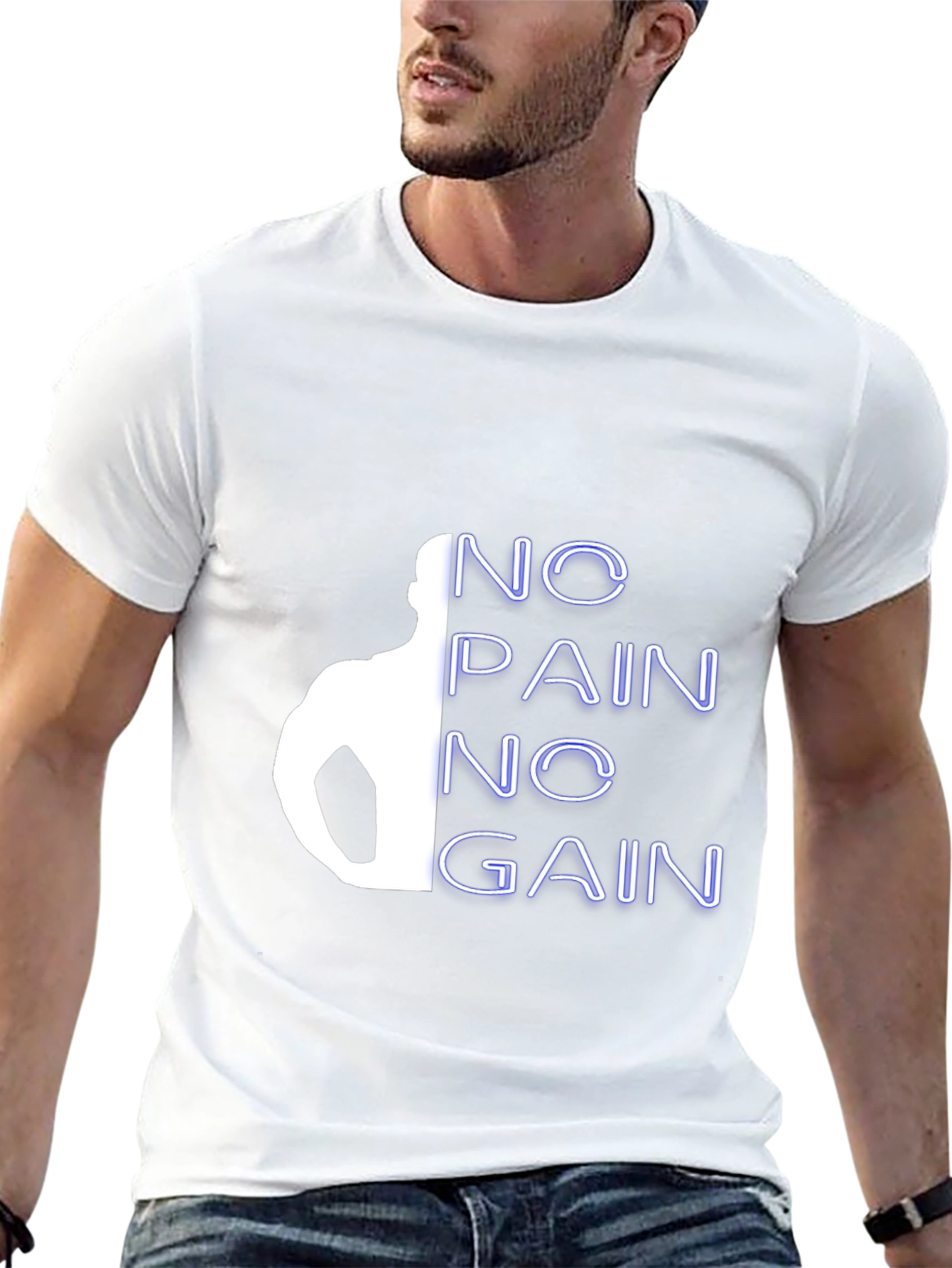 No Pain No Gain Graphic T-Shirt