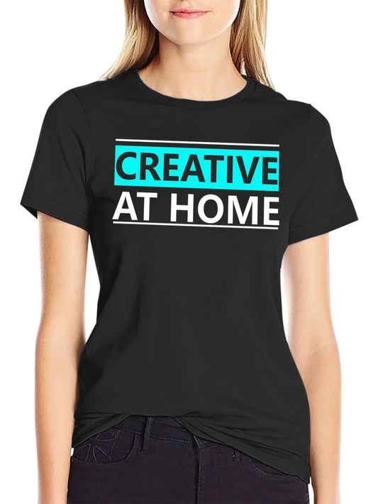 Creative At Home Black T-Shirt