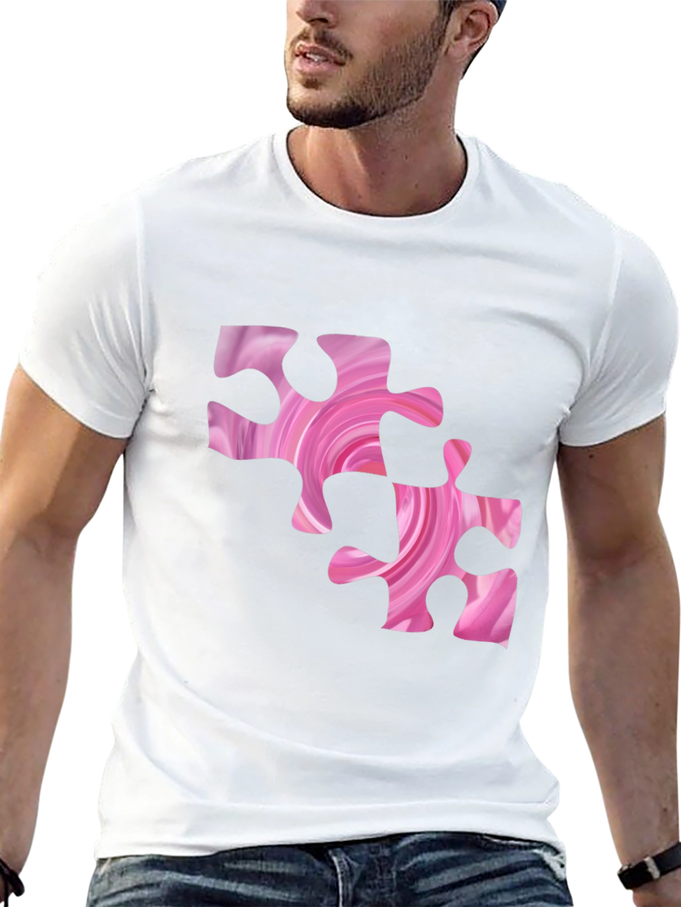 Puzzle Piece Graphic Tee - Unisex