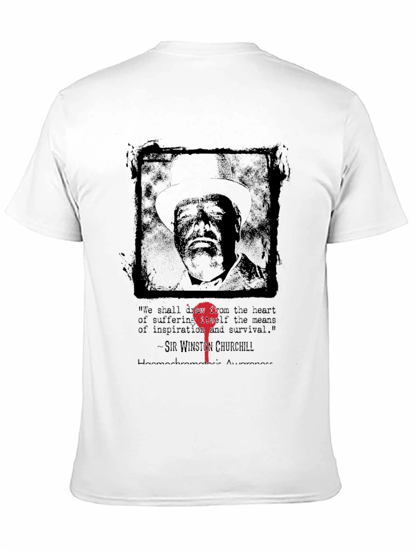 Sir Winston Churchill Quote T-Shirt - Inspirational Design