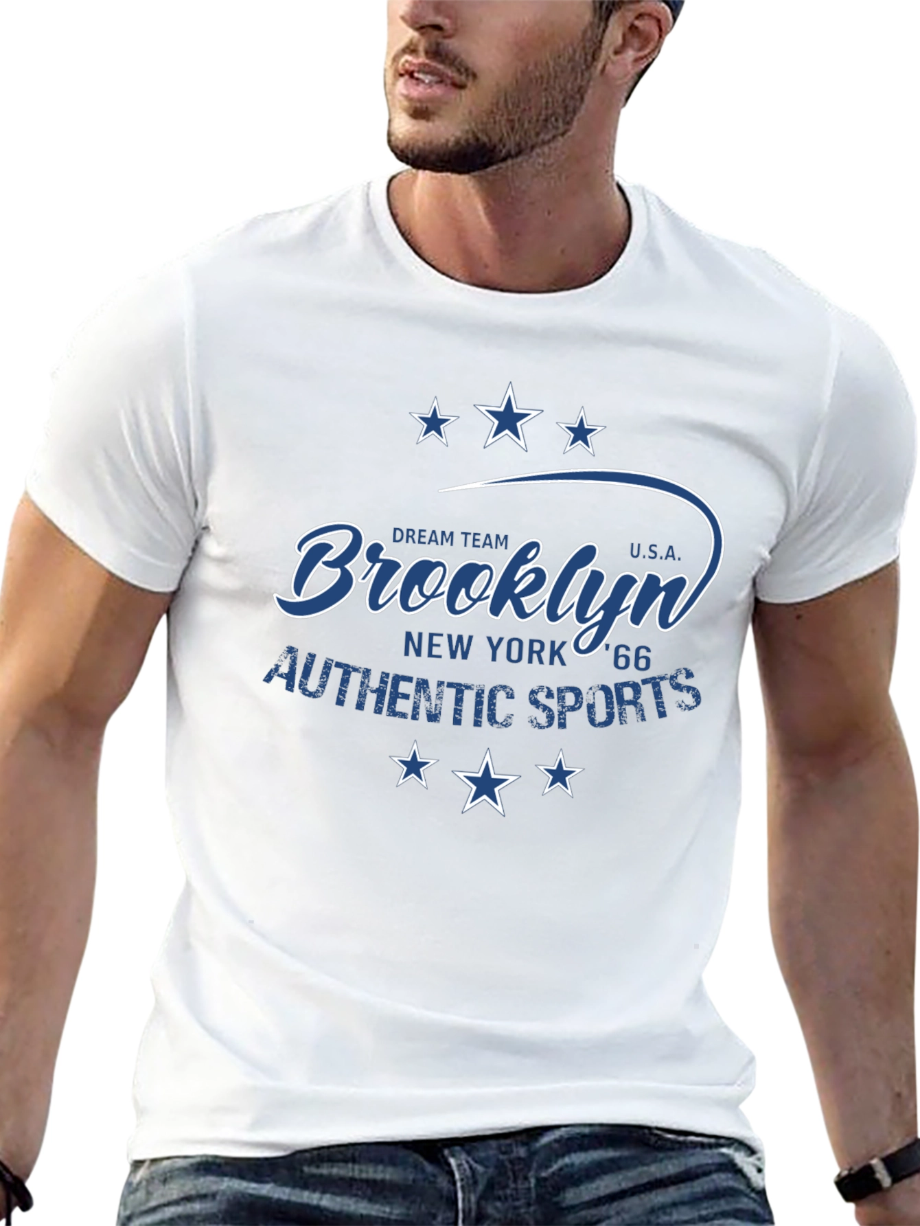 Brooklyn Authentic Sports Graphic T-Shirt