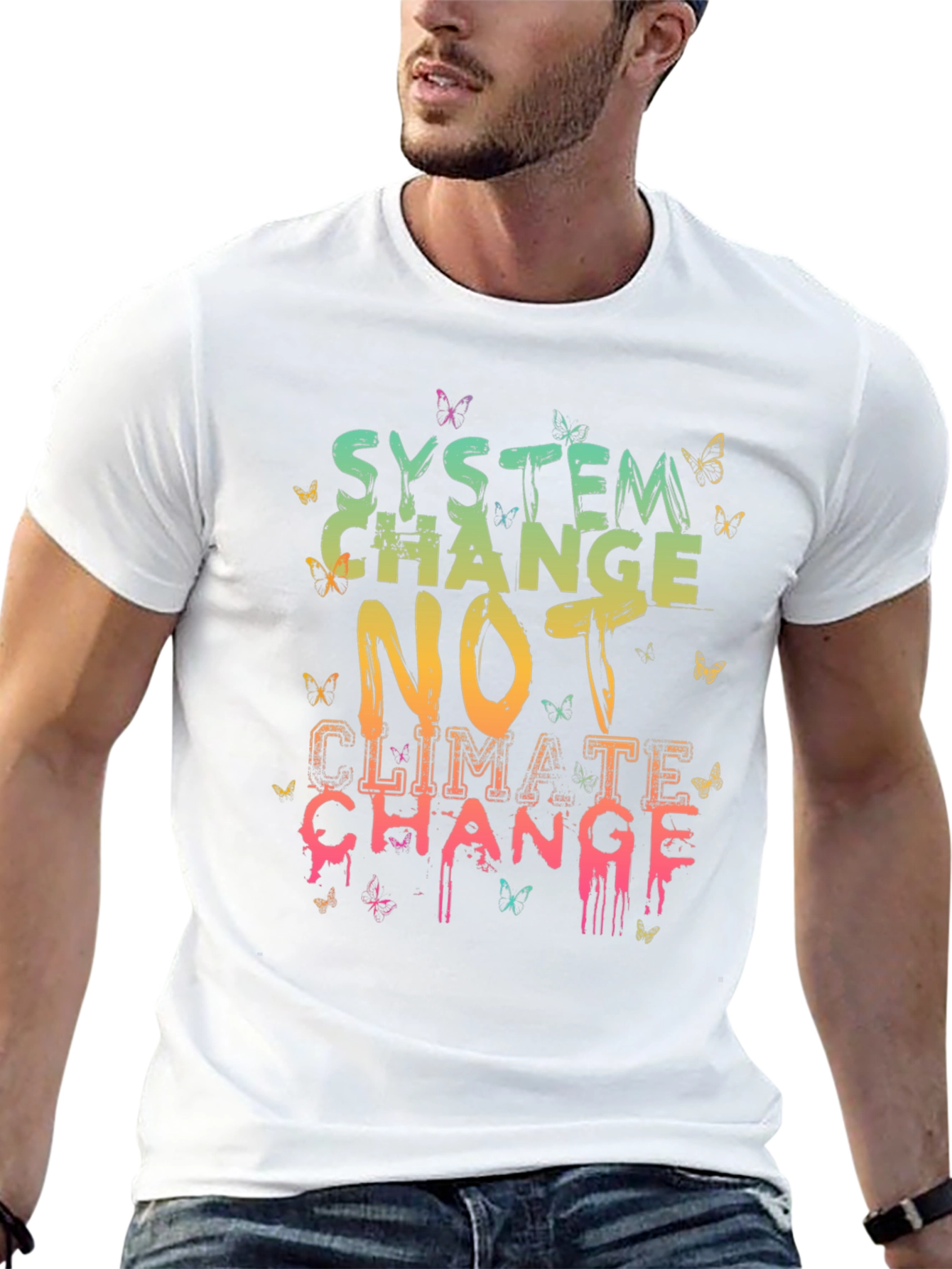 System Change Tee - Climate Activism Shirt