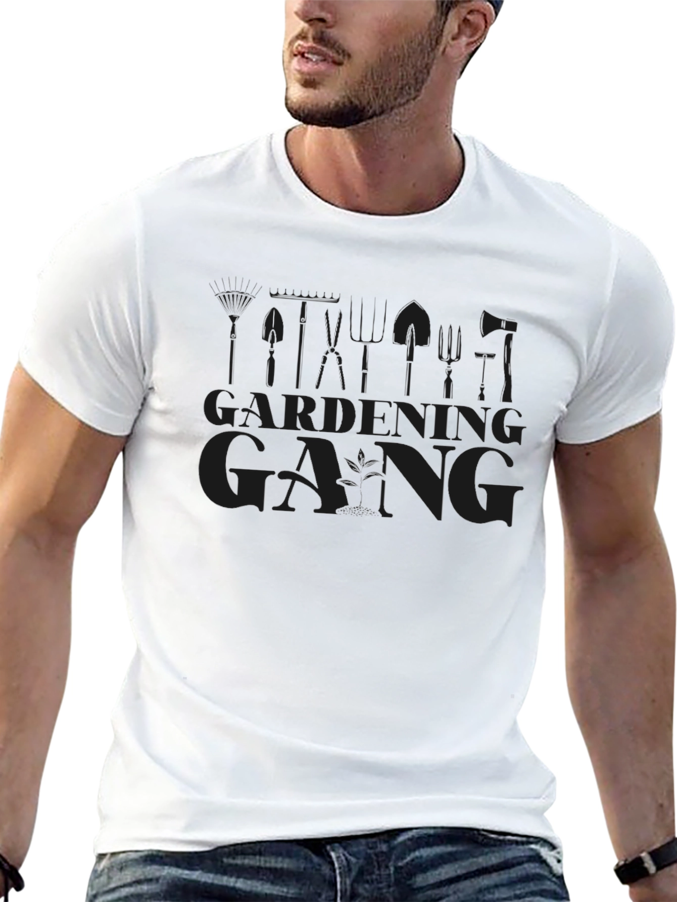 Gardening Gang Black T-Shirt