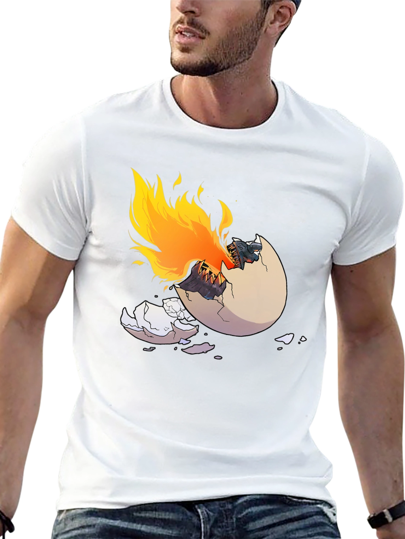 Dragon Hatchling T-Shirt - Fiery Birth