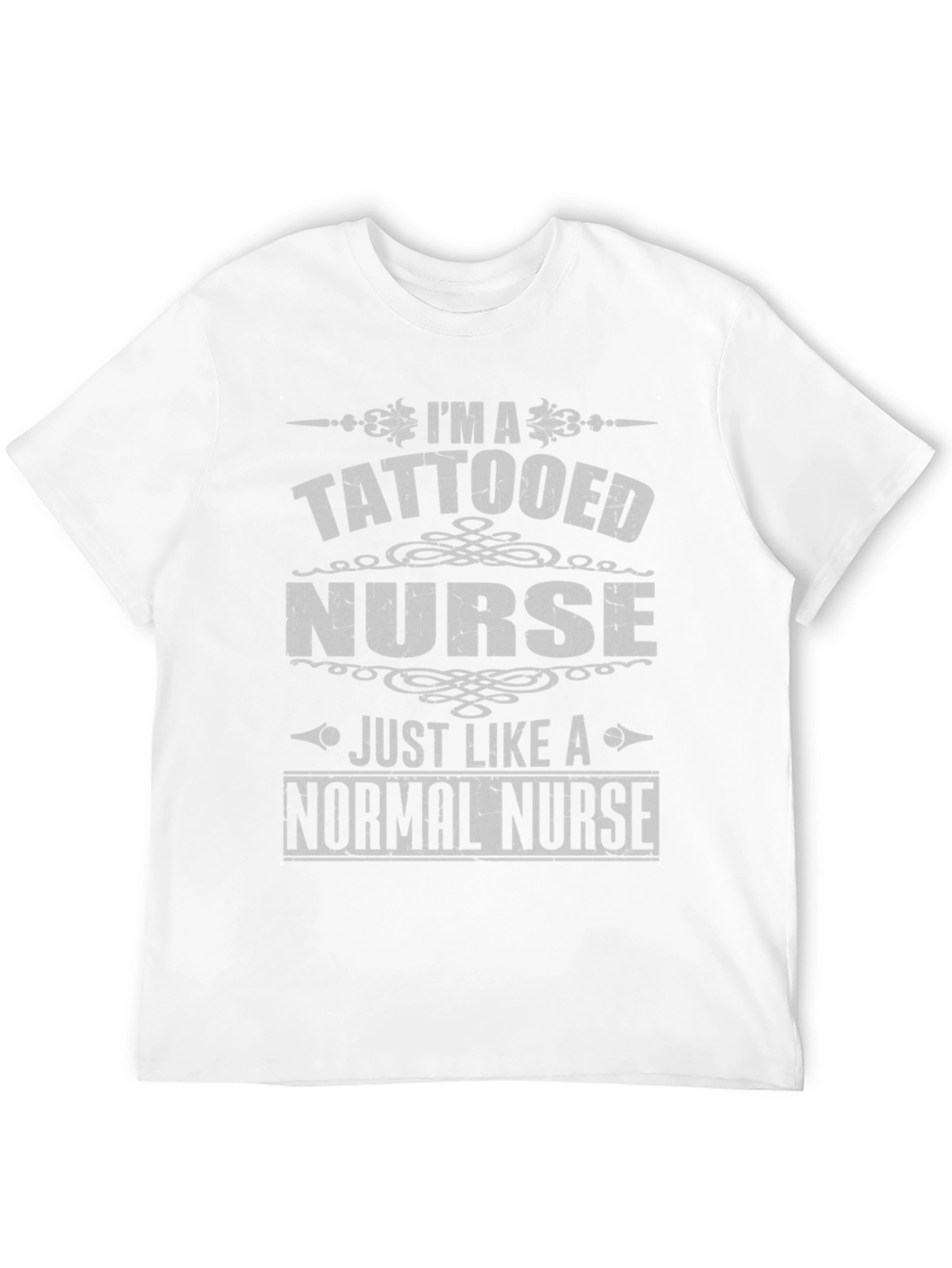 Tattooed Nurse Novelty Graphic T-Shirt