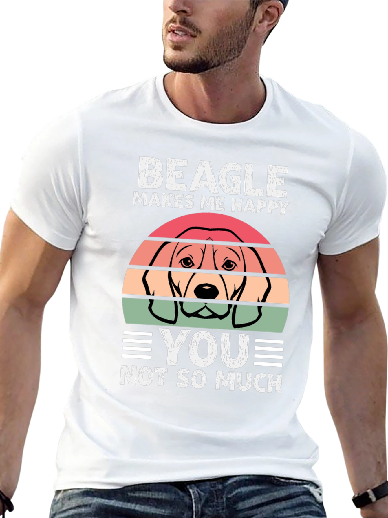 Beagle Makes Me Happy T-Shirt