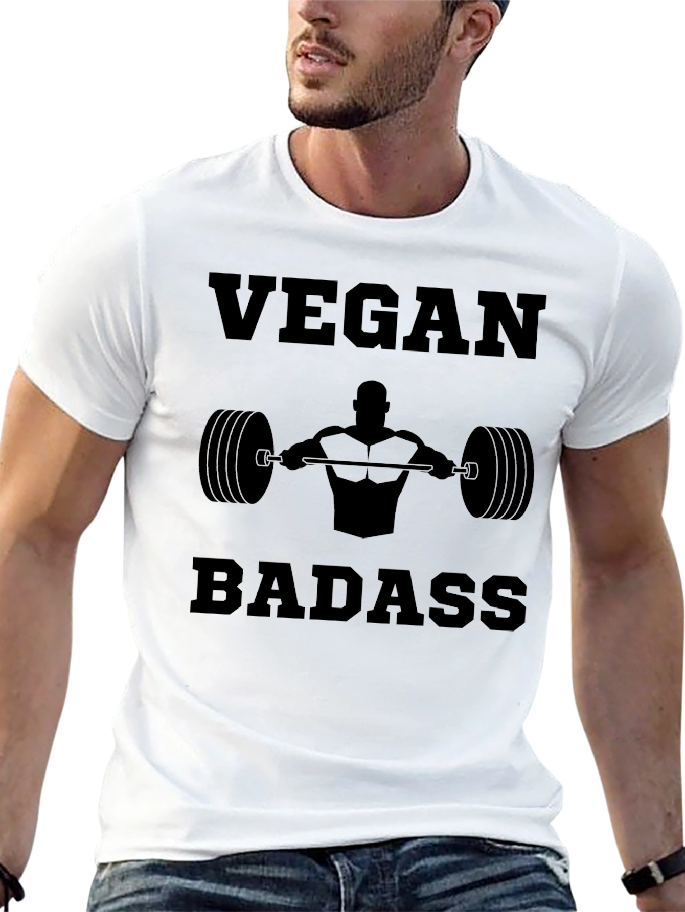 Vegan Badass Graphic T-Shirt