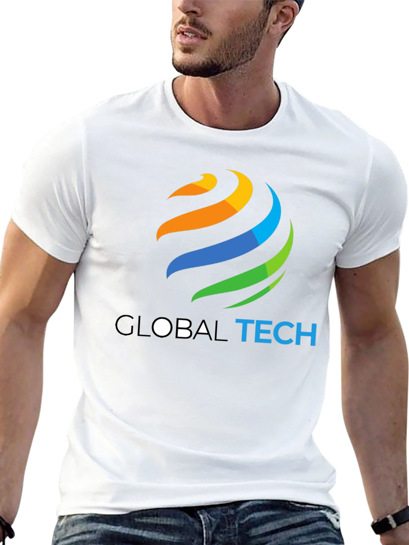 Global Tech Black T-Shirt